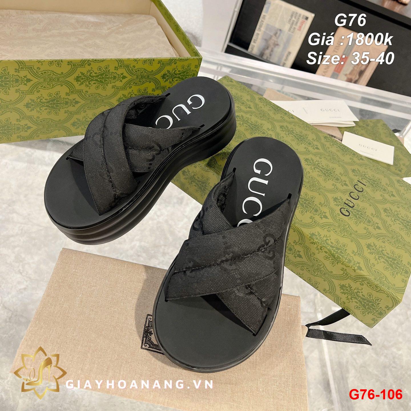 G76-106 Gucci dép siêu cấp