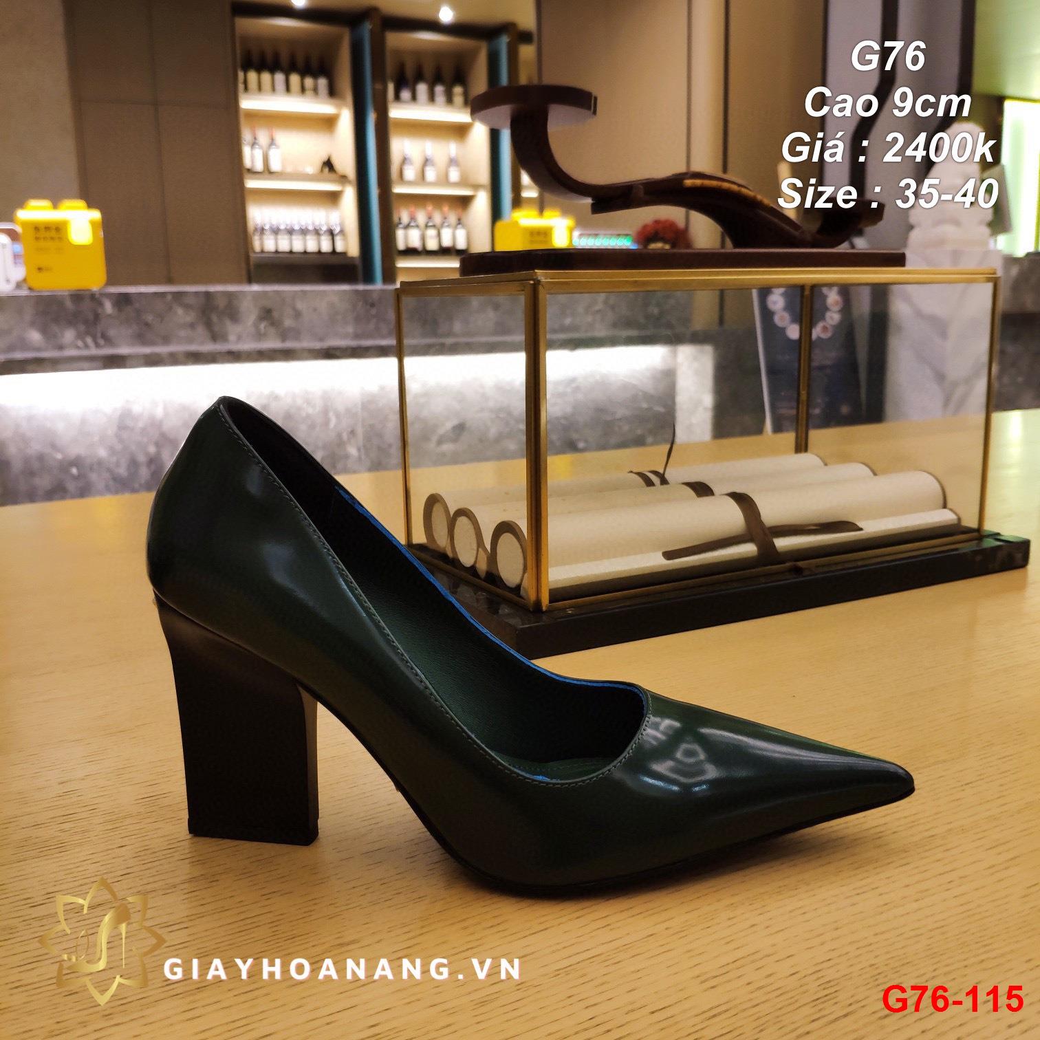 G76-115 Prada giày cao 9cm siêu cấp