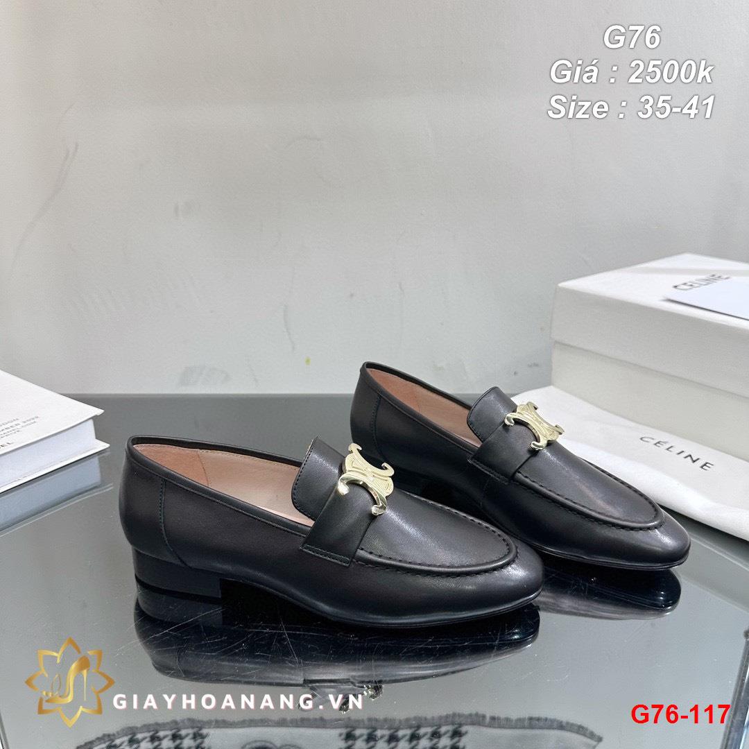 G76-117 Celine giày lười siêu cấp