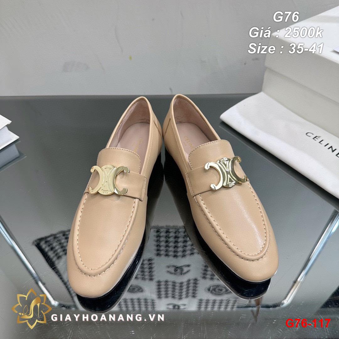 G76-117 Celine giày lười siêu cấp