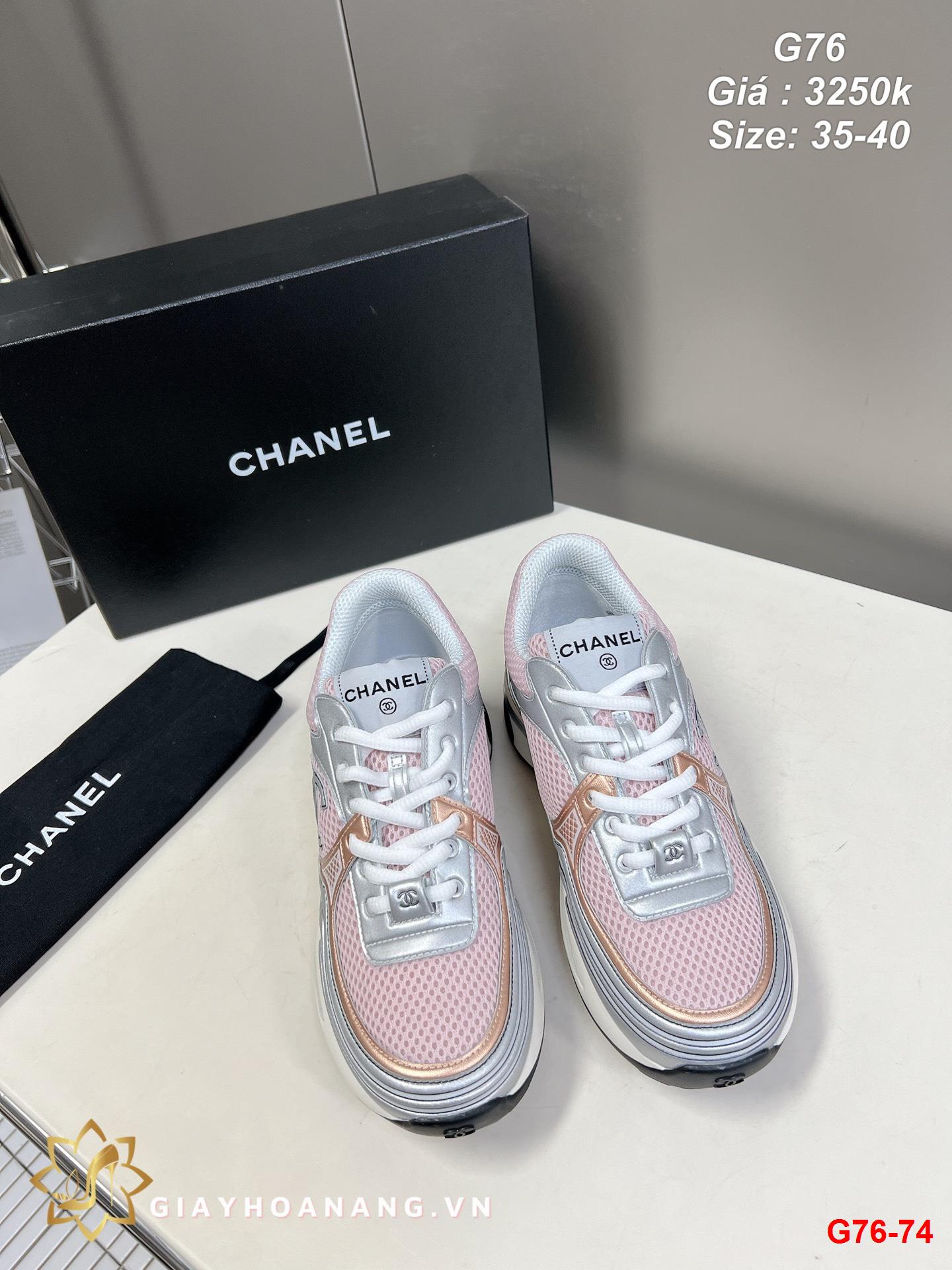 G76-74 Chanel giày thể thao siêu cấp