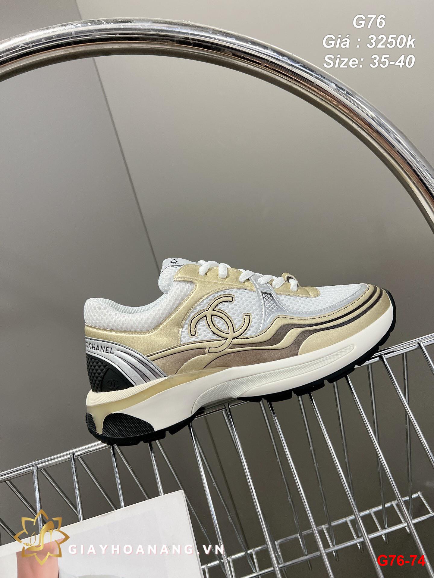 G76-74 Chanel giày thể thao siêu cấp