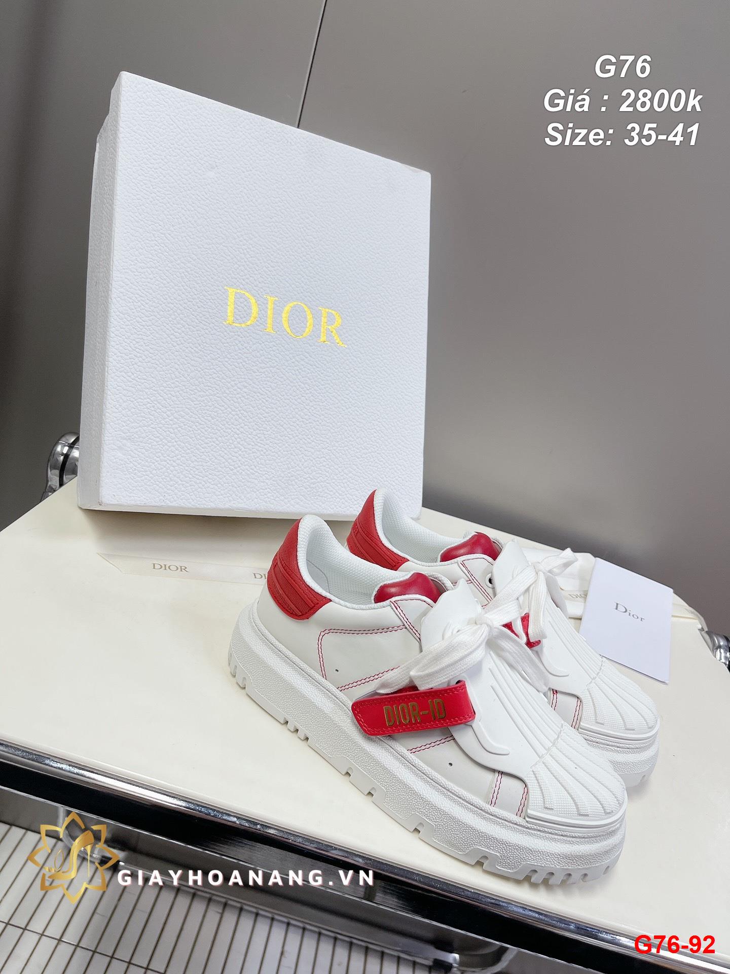 G76-92 Dior giày thể thao siêu cấp