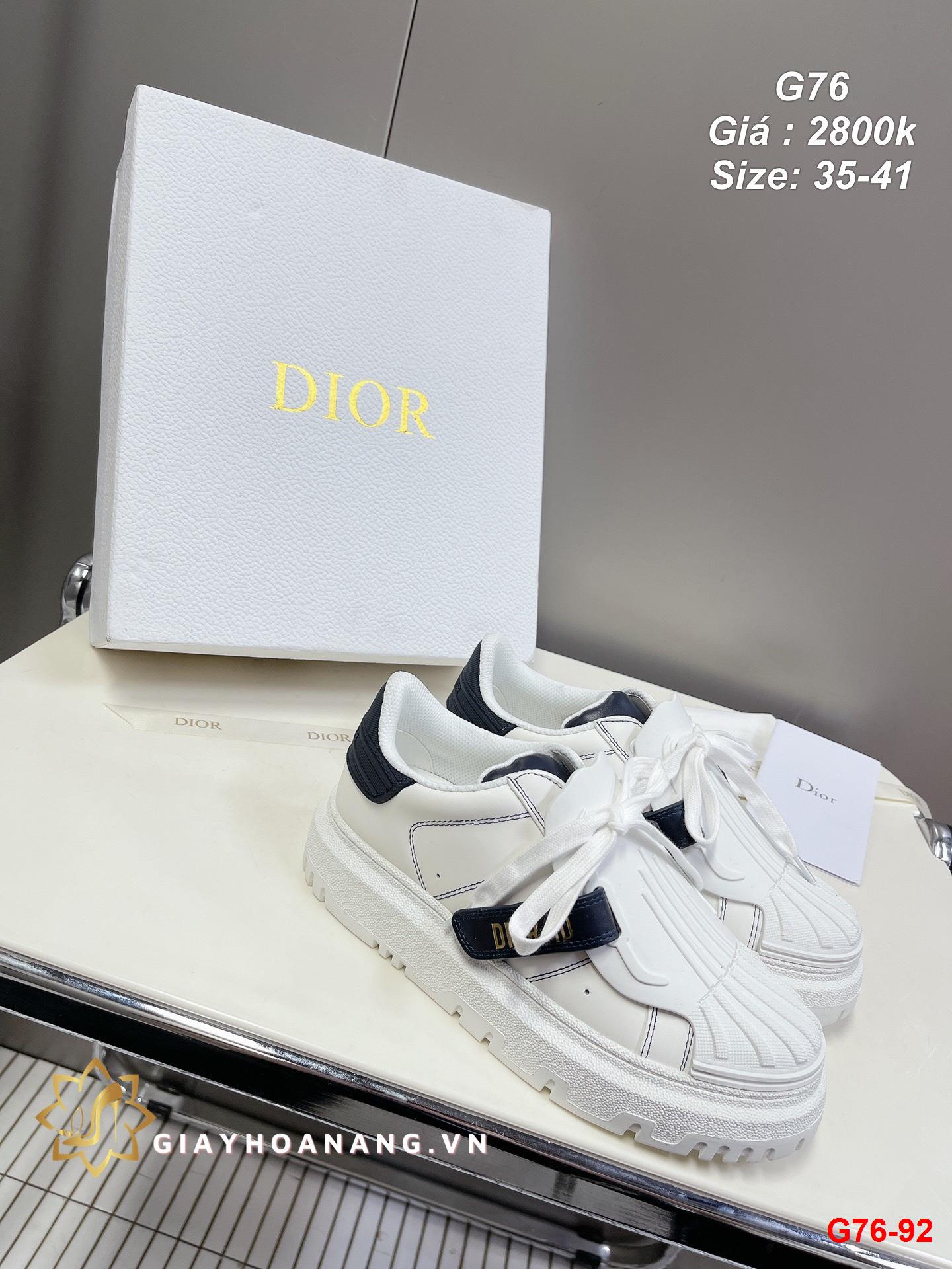 G76-92 Dior giày thể thao siêu cấp