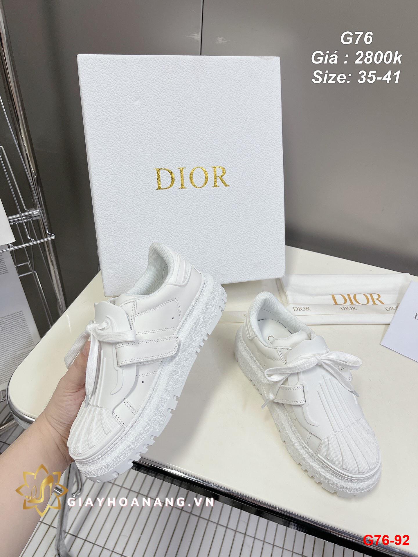 G76-92 Dior giày thể thao siêu cấp