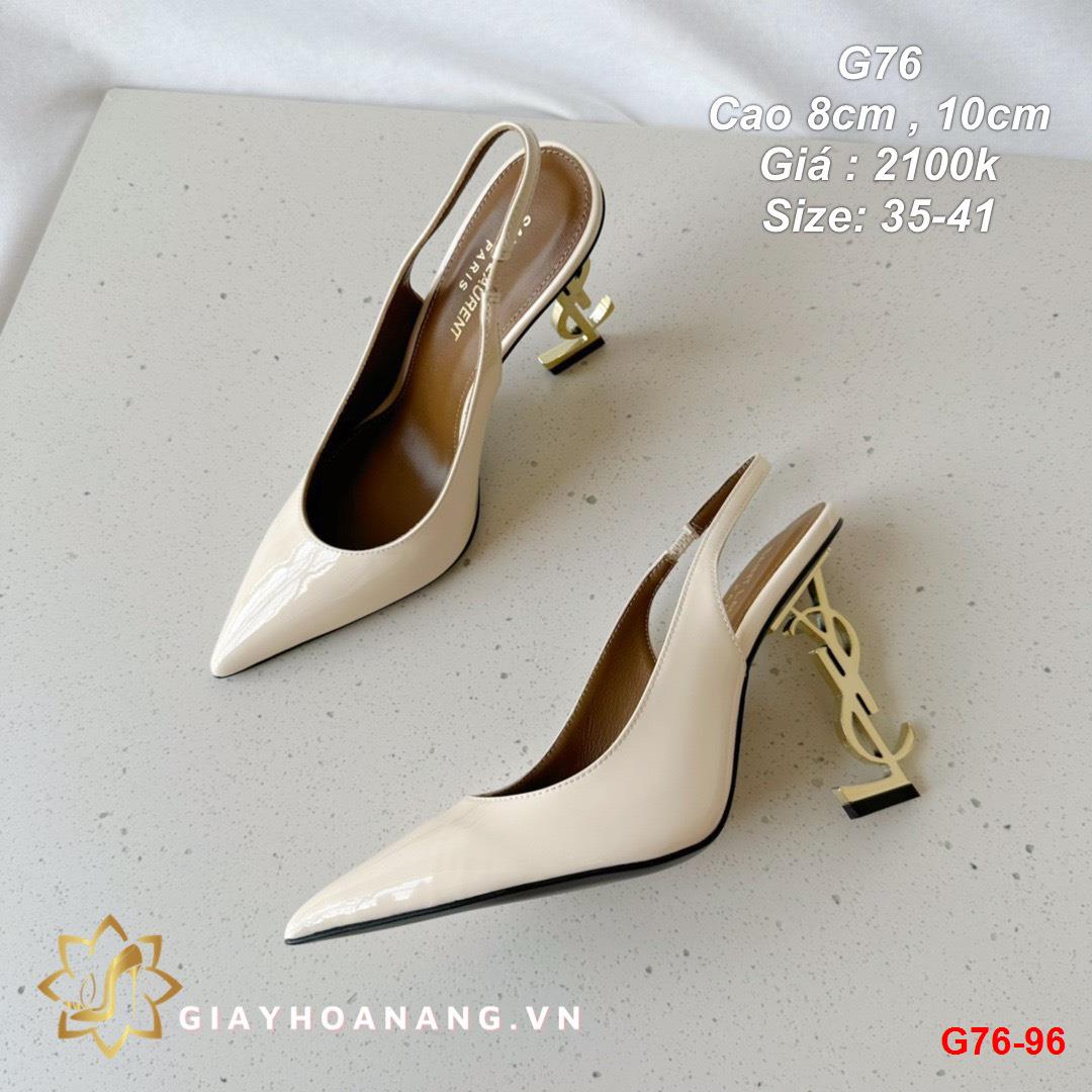 G76-96 Saint Laurent sandal cao 8cm , 10cm siêu cấp