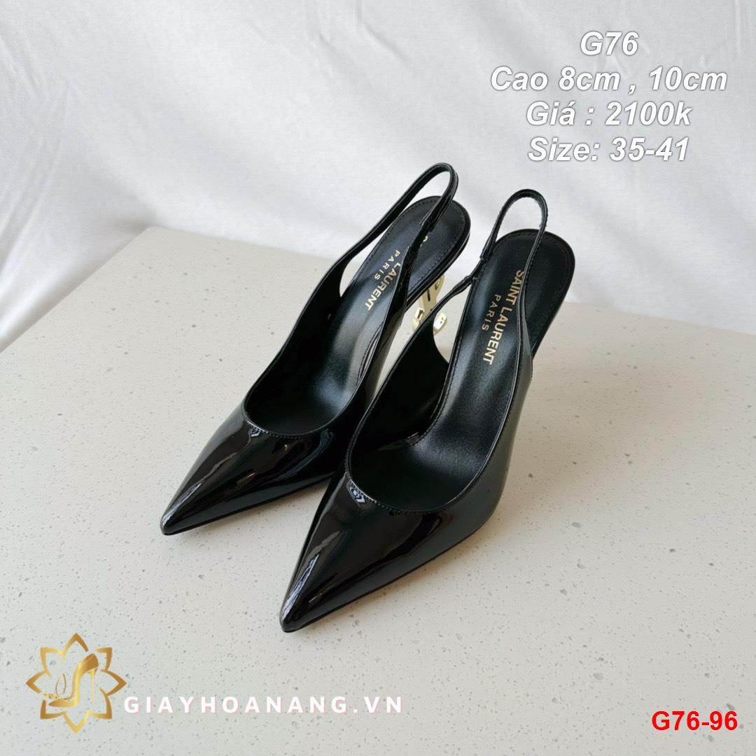G76-96 Saint Laurent sandal cao 8cm , 10cm siêu cấp