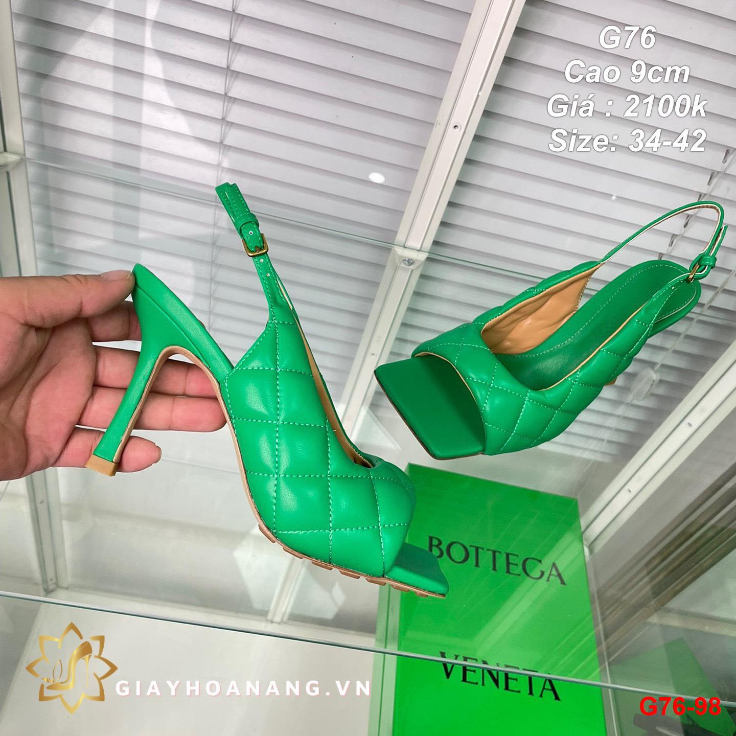 G76-98 Bottega Veneta sandal cao 9cm siêu cấp