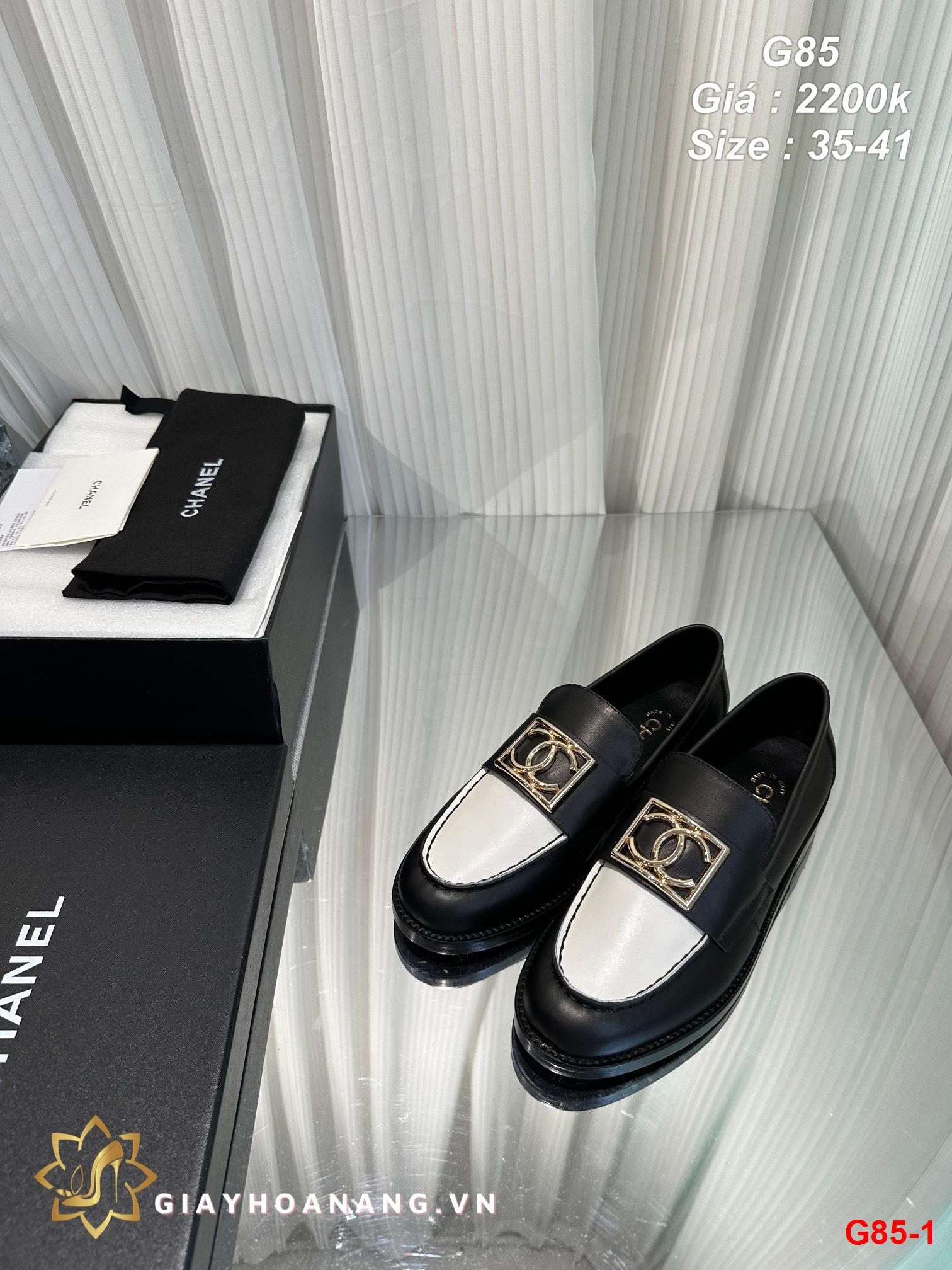 G85-1 Chanel giày lười siêu cấp