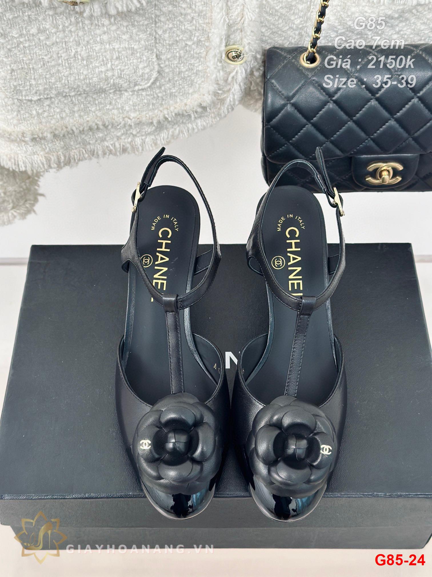 G85-24 Chanel sandal cao 7cm siêu cấp