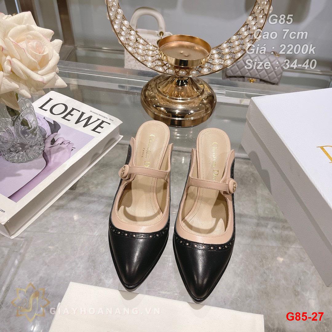 G85-27 Dior sandal cao 7cm siêu cấp