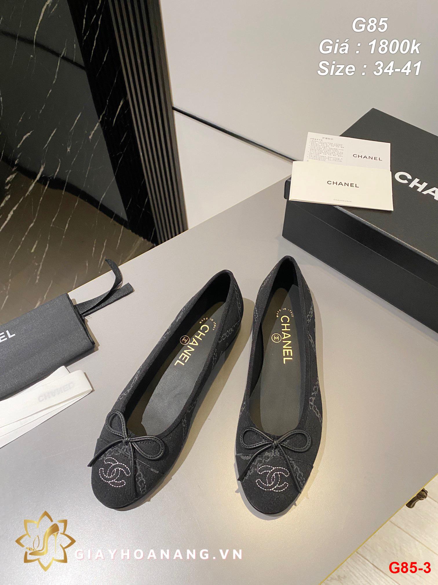 G85-3 Chanel giày bệt siêu cấp