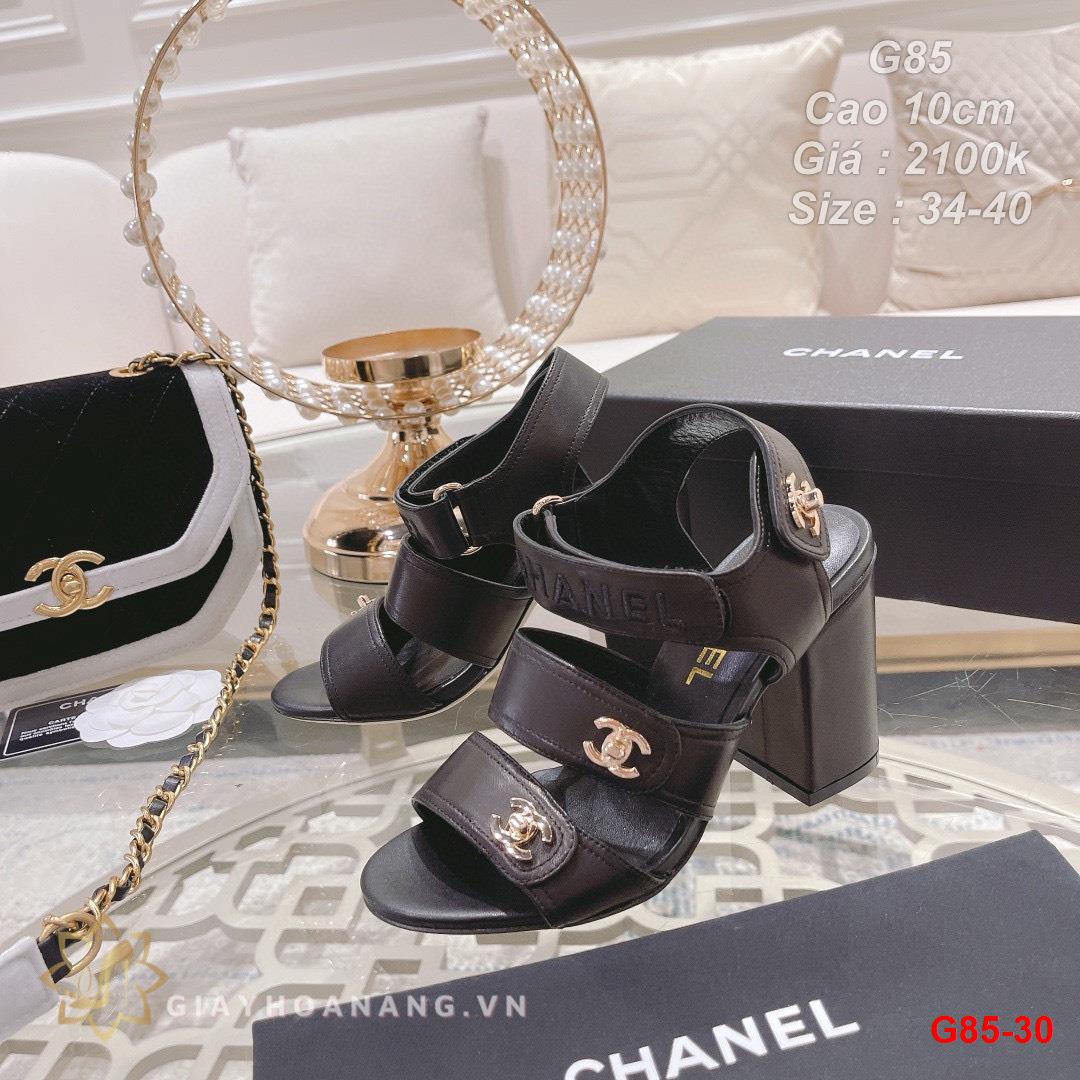G85-30 Chanel sandal cao 10cm siêu cấp