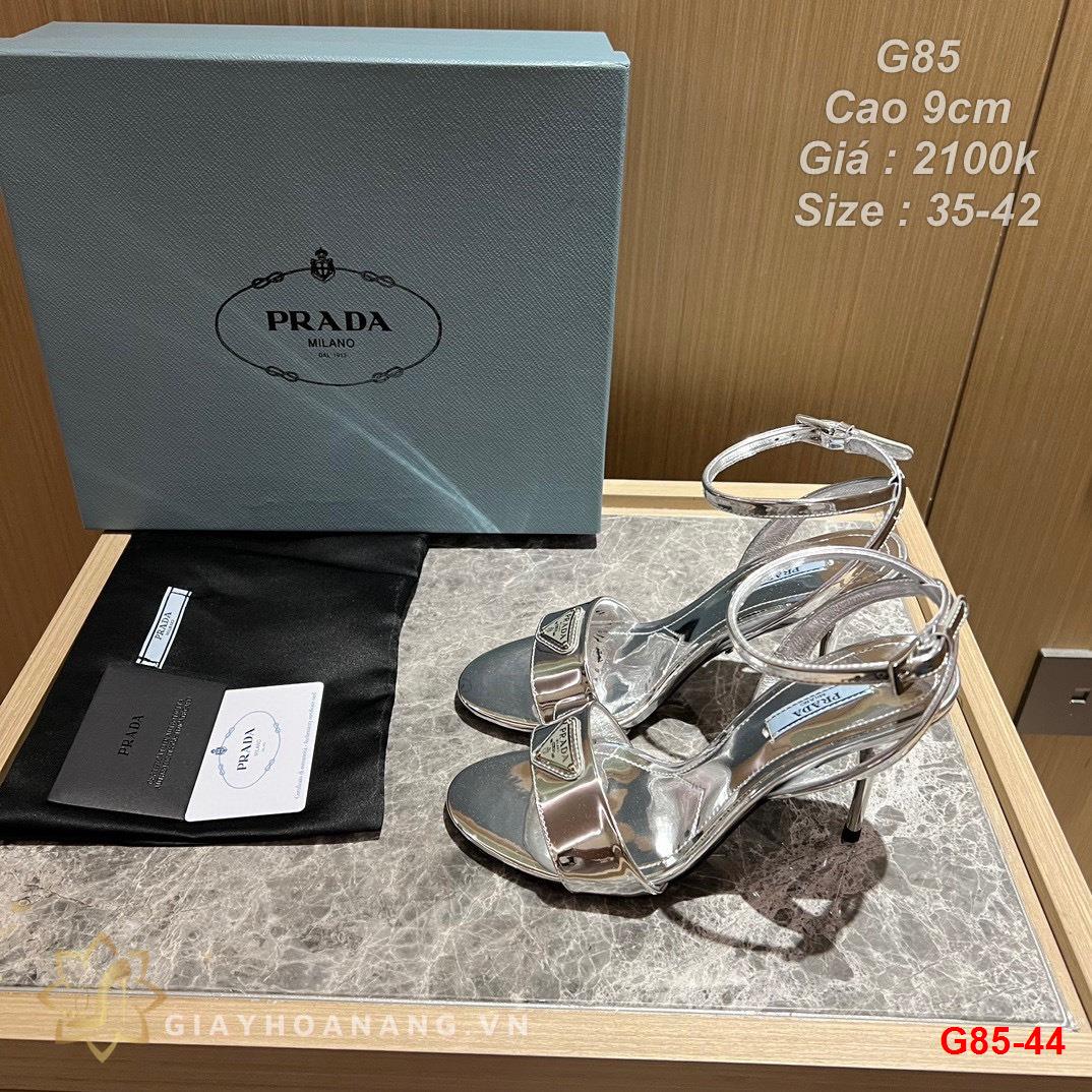 G85-44 Prada sandal cao 9cm siêu cấp