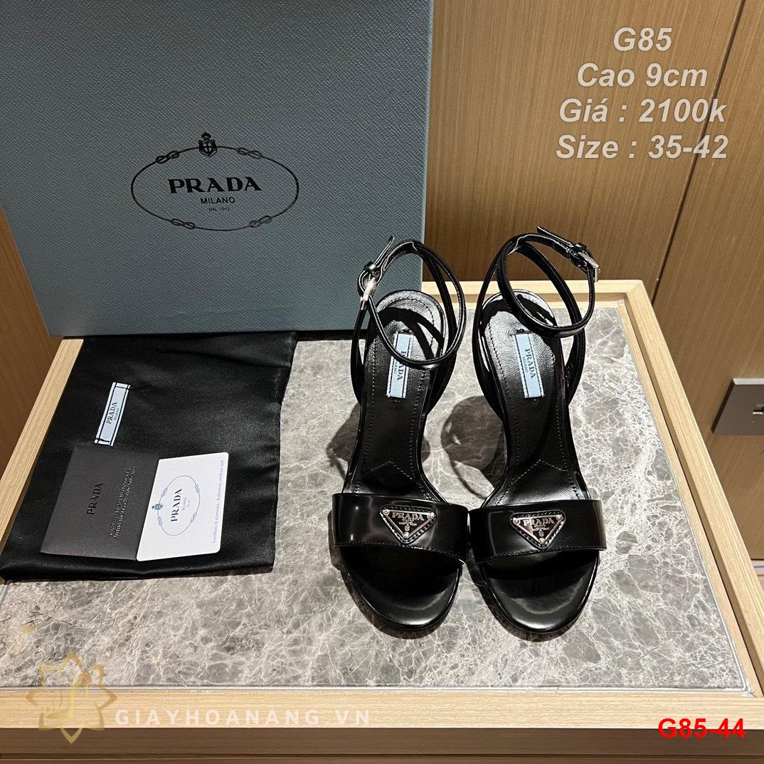 G85-44 Prada sandal cao 9cm siêu cấp