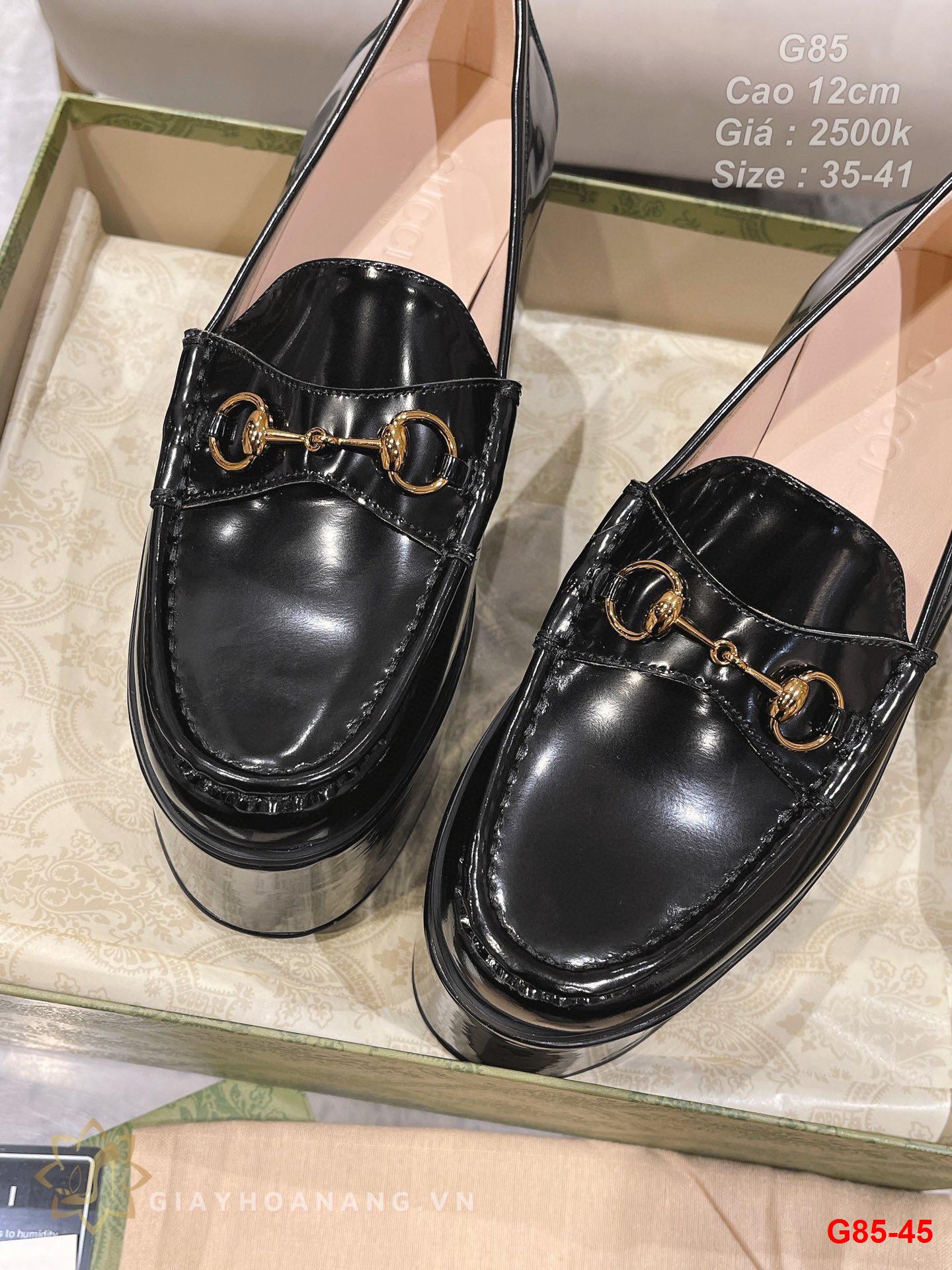 G85-45 Gucci giày cao 12cm siêu cấp