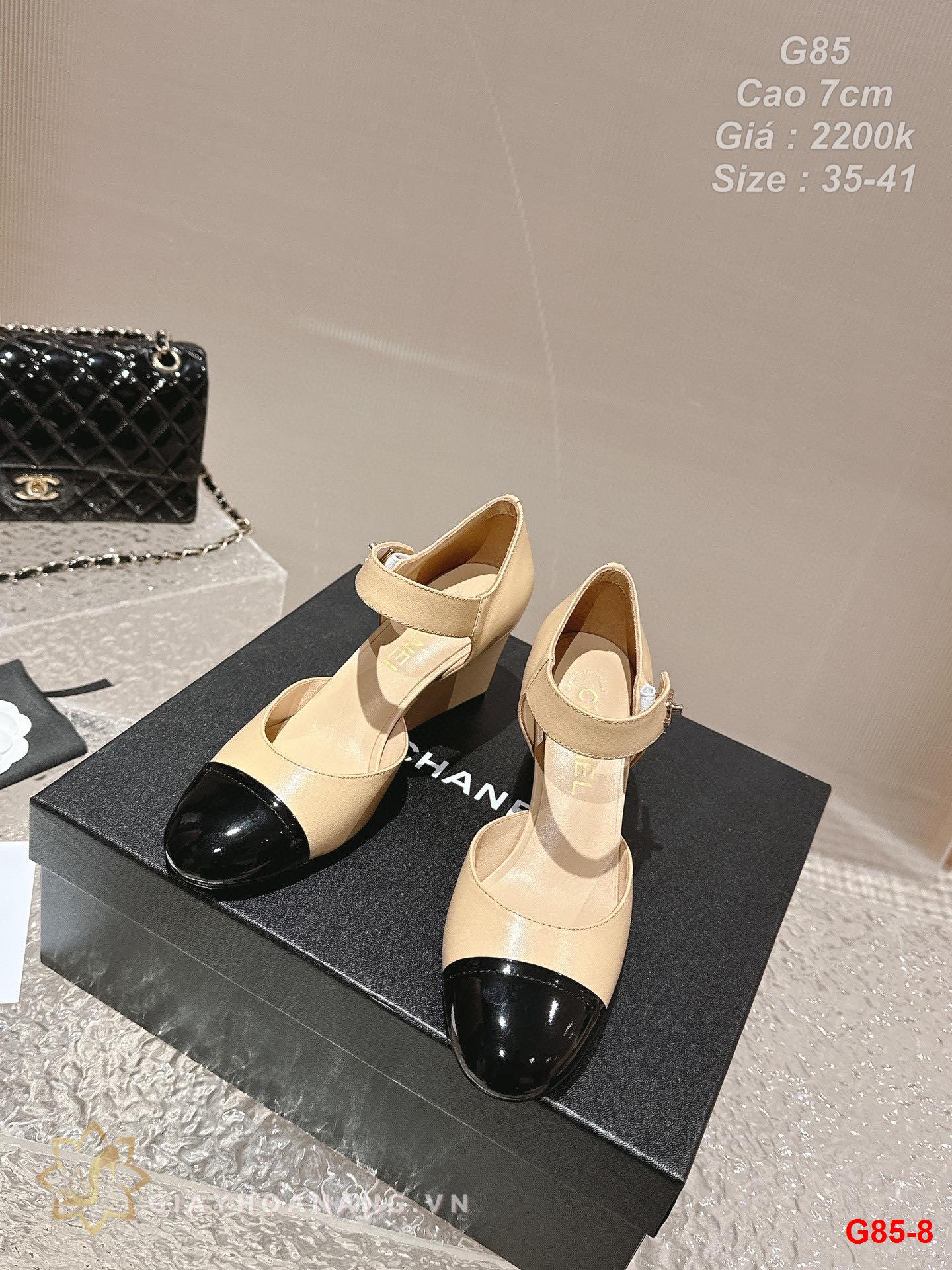 G85-8 Chanel sandal cao 7cm siêu cấp