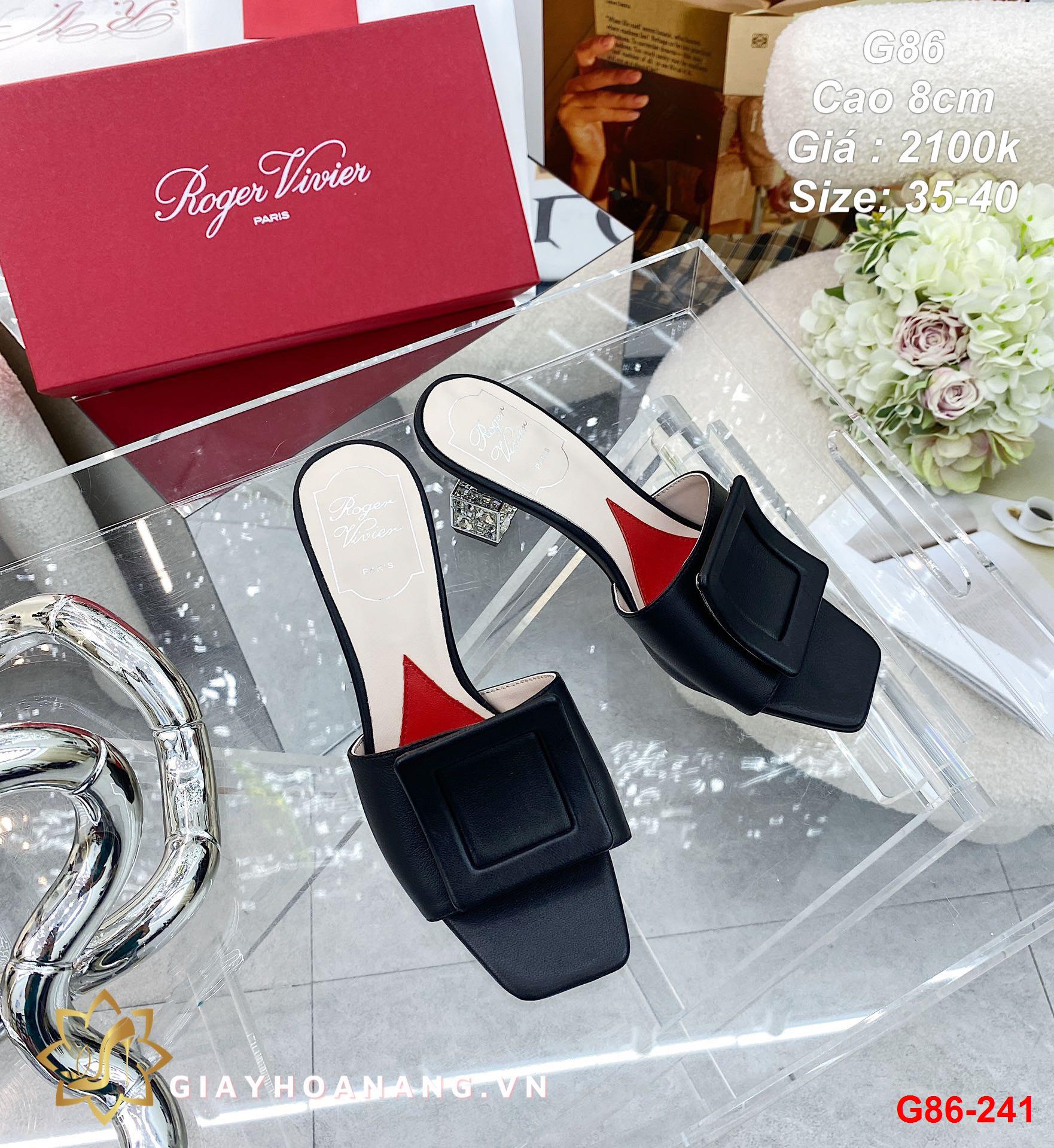 G86-241 Roger Vivier dép cao 8cm siêu cấp