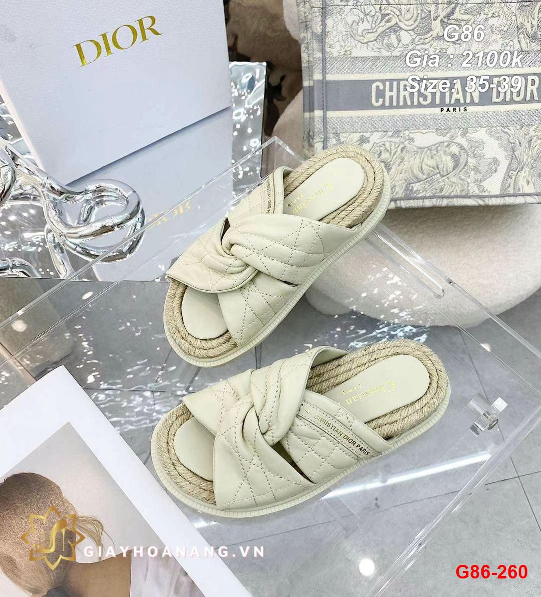 G86-260 Dior dép siêu cấp