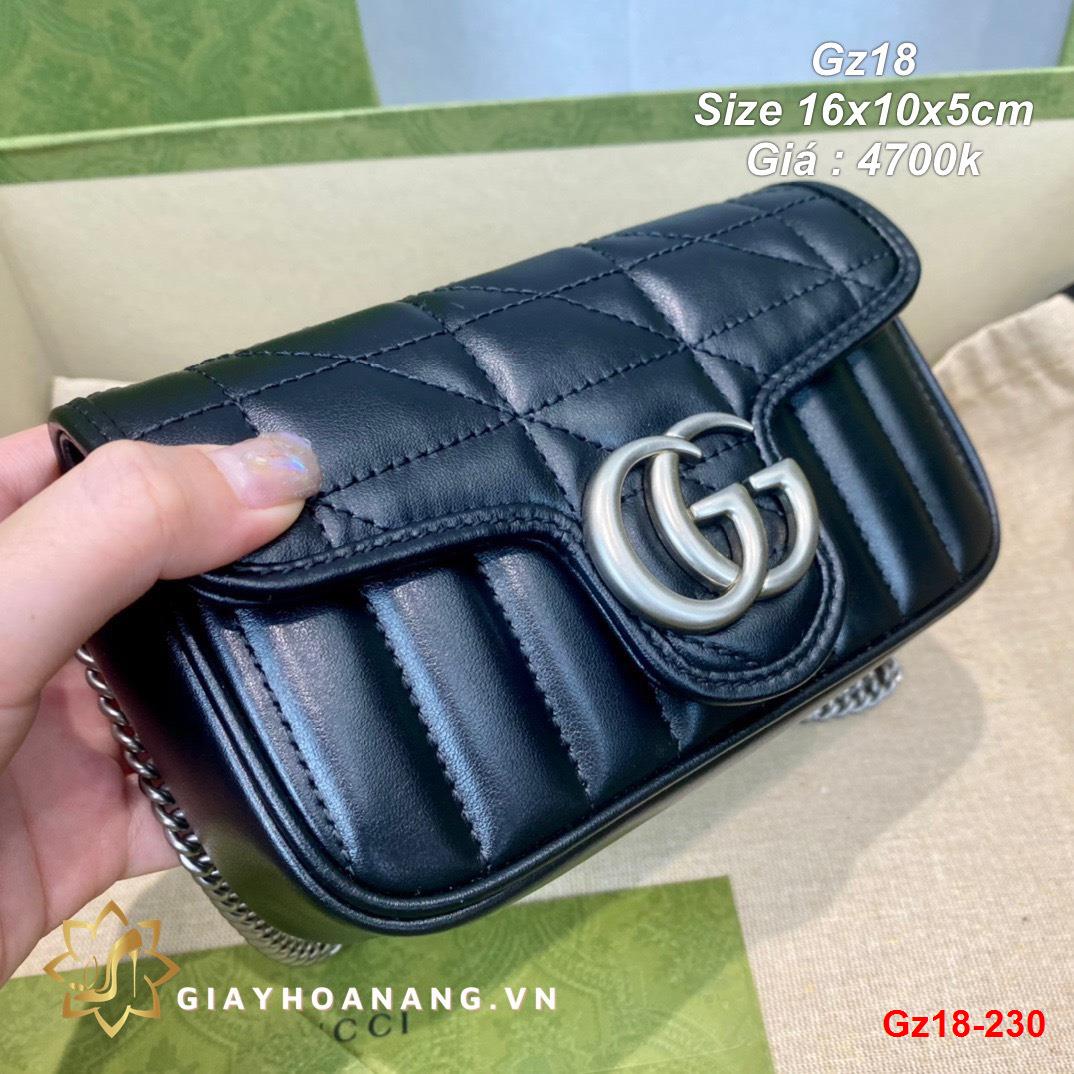 Gz18-230 Gucci túi size 16cm siêu cấp