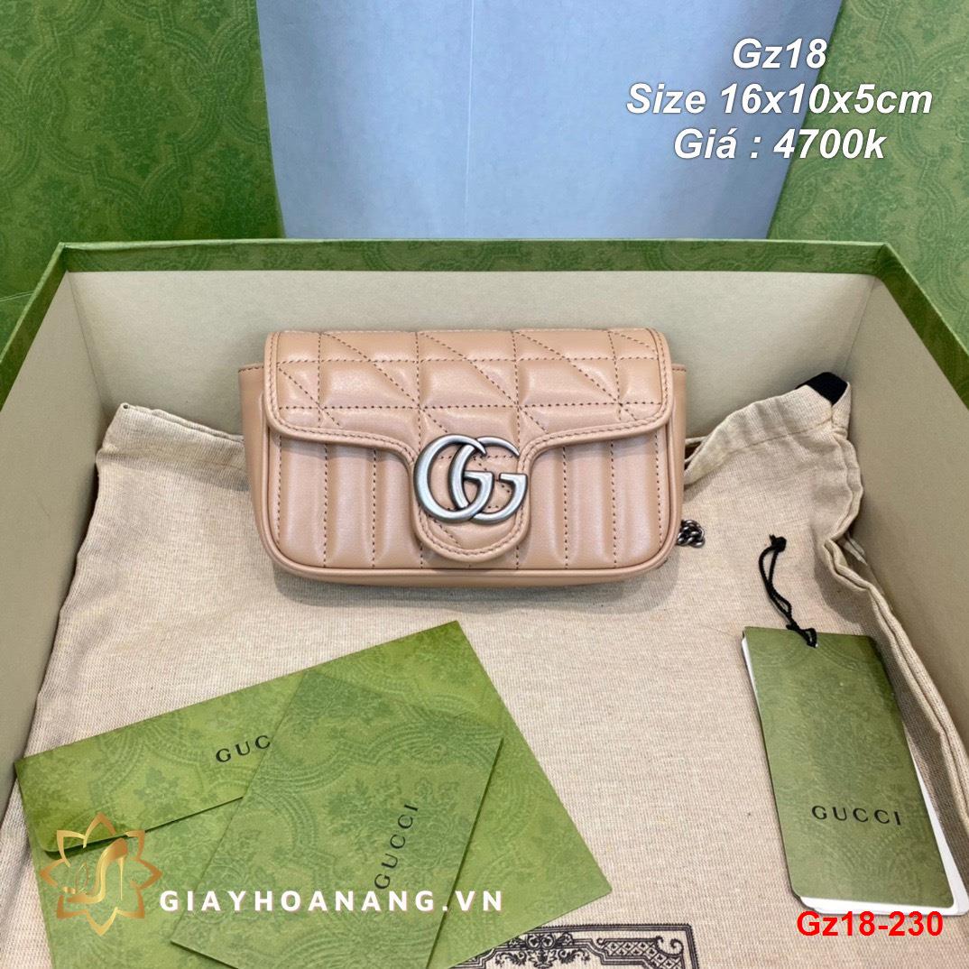 Gz18-230 Gucci túi size 16cm siêu cấp