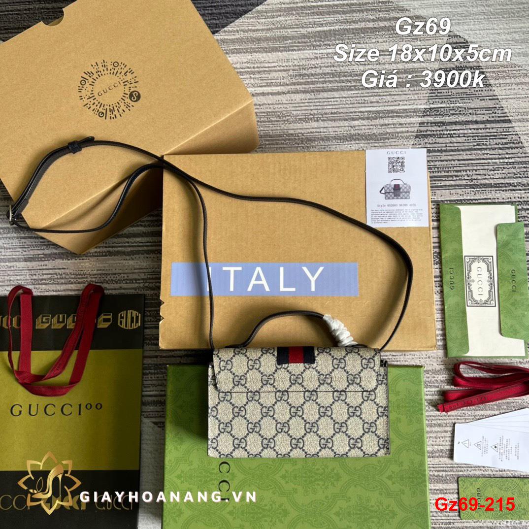 Gz69-215 Gucci túi size 18cm siêu cấp