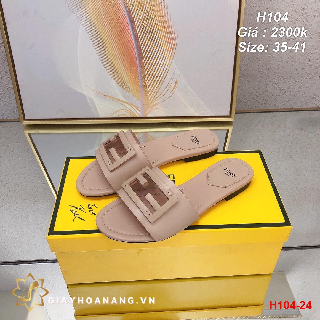 H104-24 Fendi dép siêu cấp