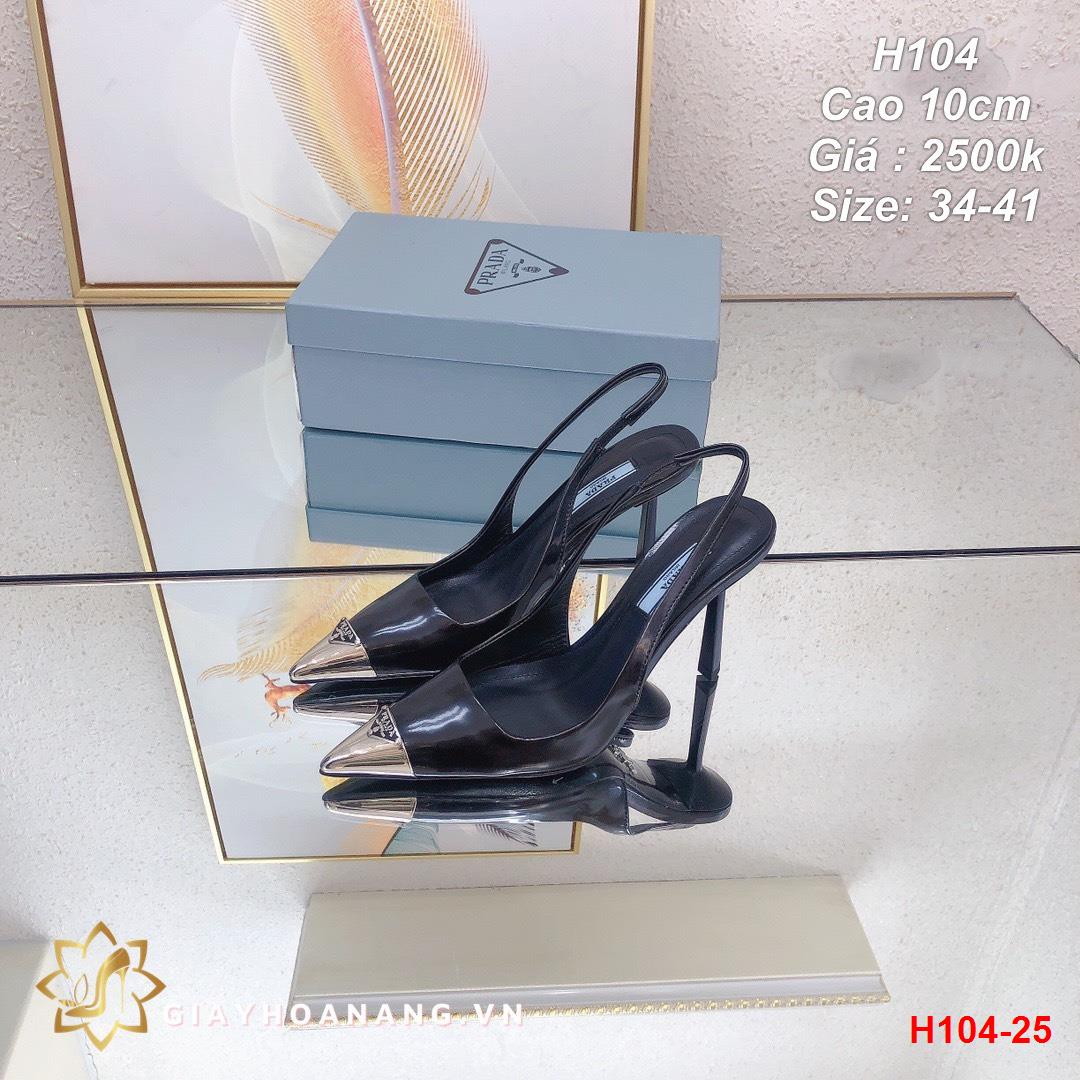 H104-25 Prada sandal cao 10cm siêu cấp