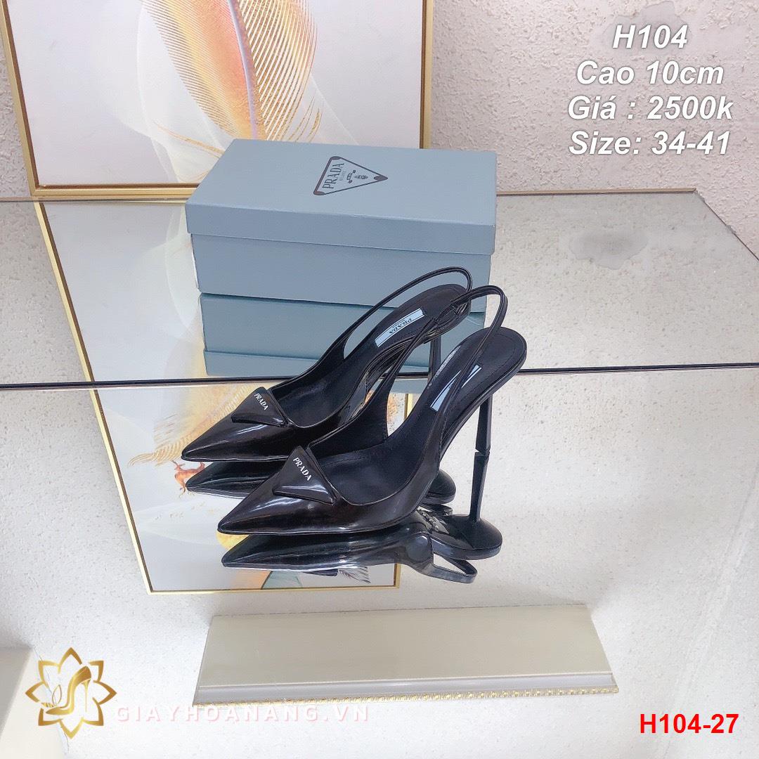 H104-27 Prada sandal cao 10cm siêu cấp