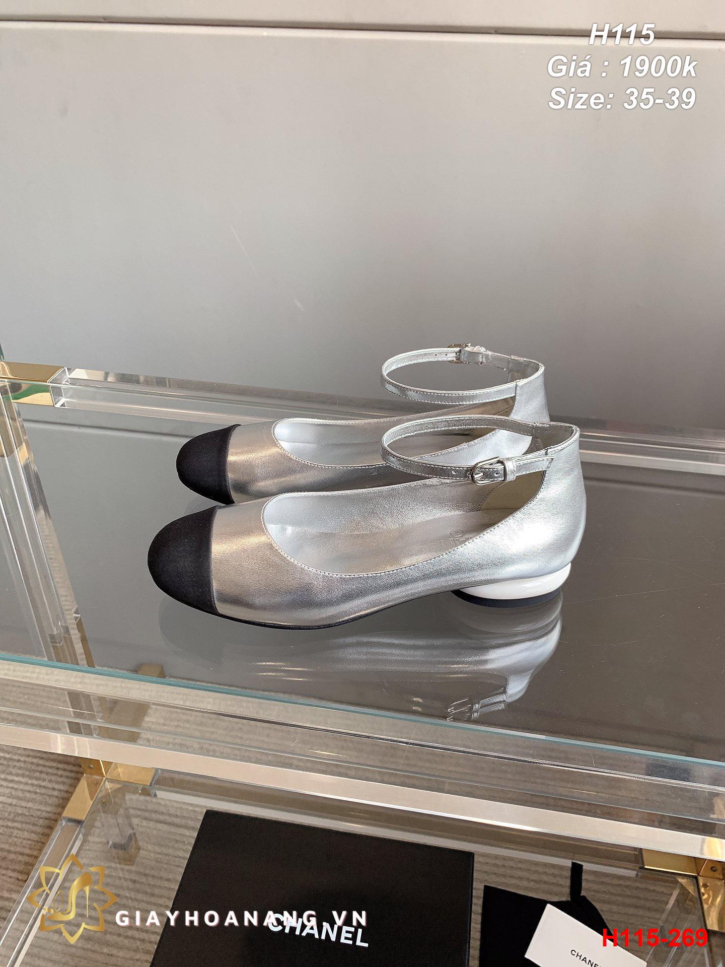 H115-269 Chanel sandal bệt siêu cấp