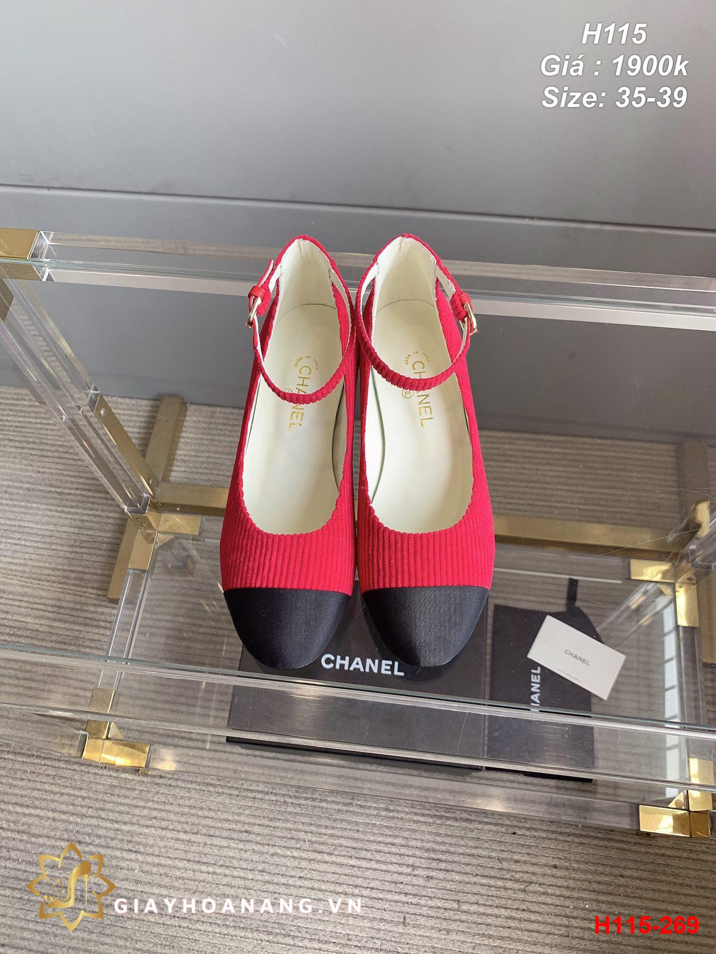 H115-269 Chanel sandal bệt siêu cấp