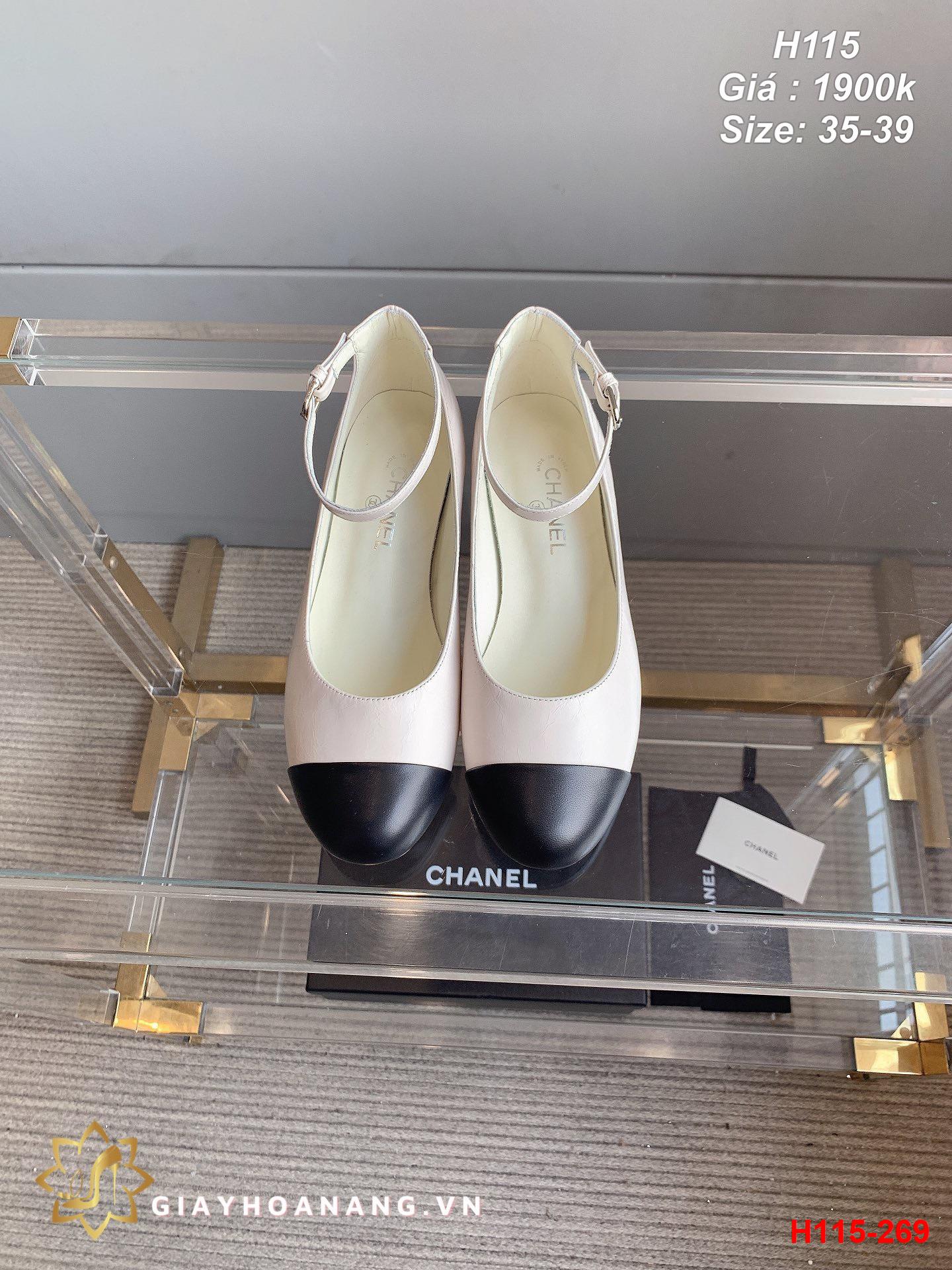 H115-269 Chanel sandal bệt siêu cấp