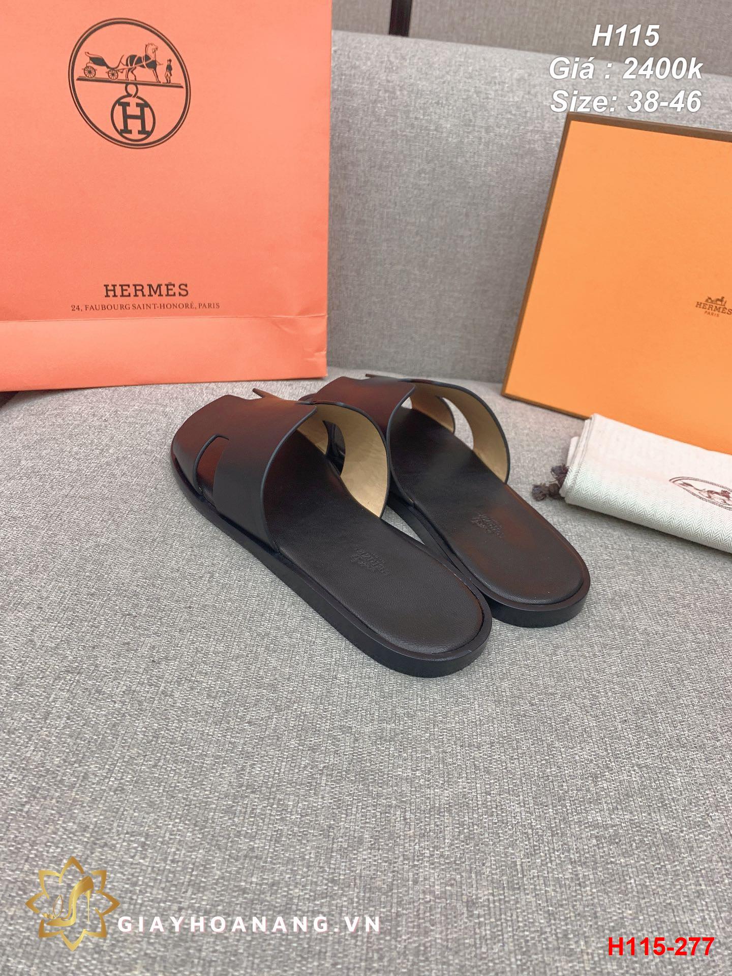 H115-277 Hermes dép siêu cấp