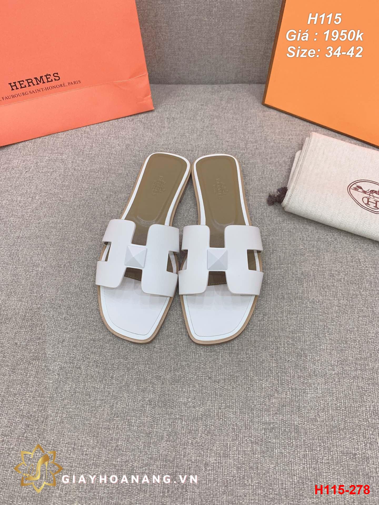 H115-278 Hermes dép siêu cấp