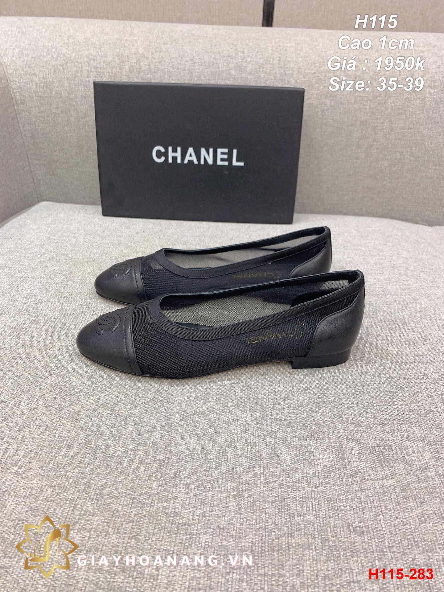 H115-283 Chanel giày cao 1cm siêu cấp