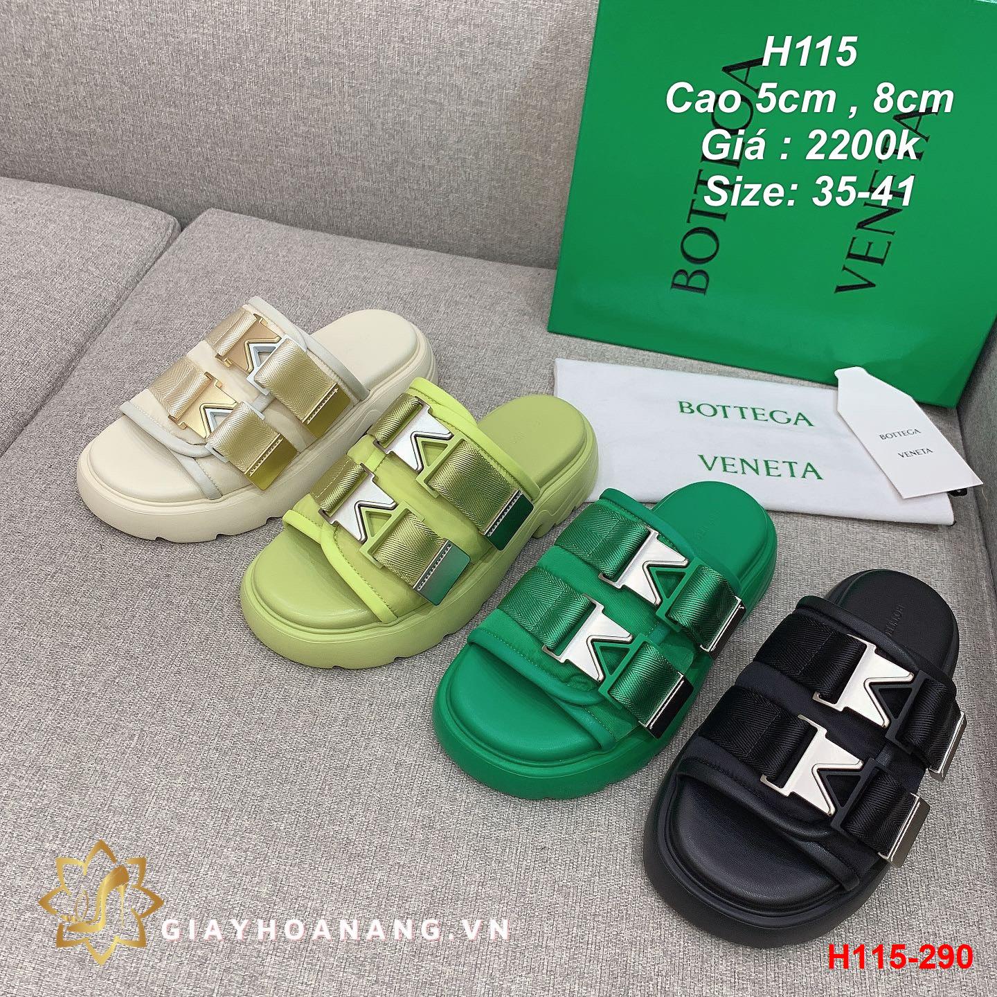 H115-290 Bottega Veneta dép cao 5cm , 8cm siêu cấp