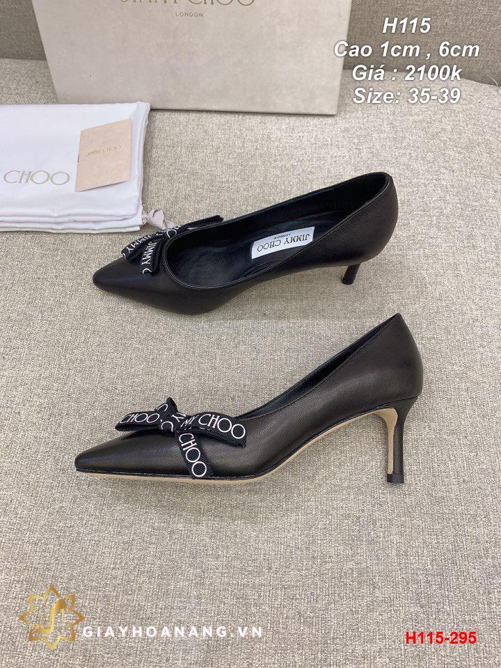 H115-295 Jimmy Choo giày cao 1cm , 6cm siêu cấp