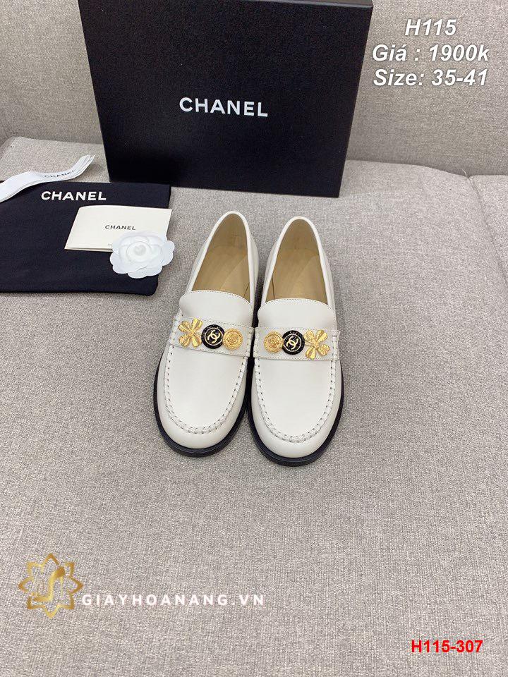 H115-307 Chanel giày lười siêu cấp