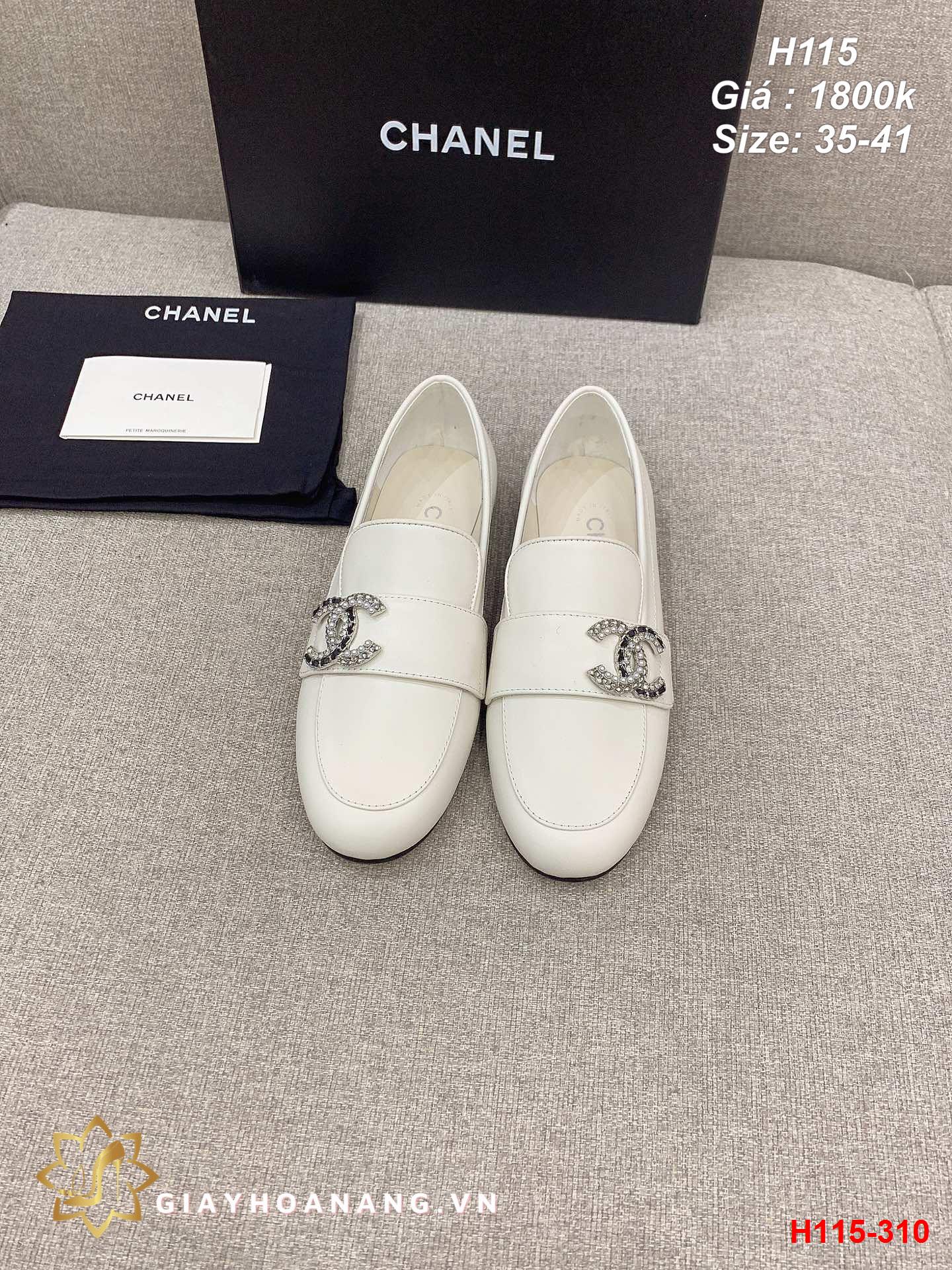 H115-310 Chanel giày lười siêu cấp