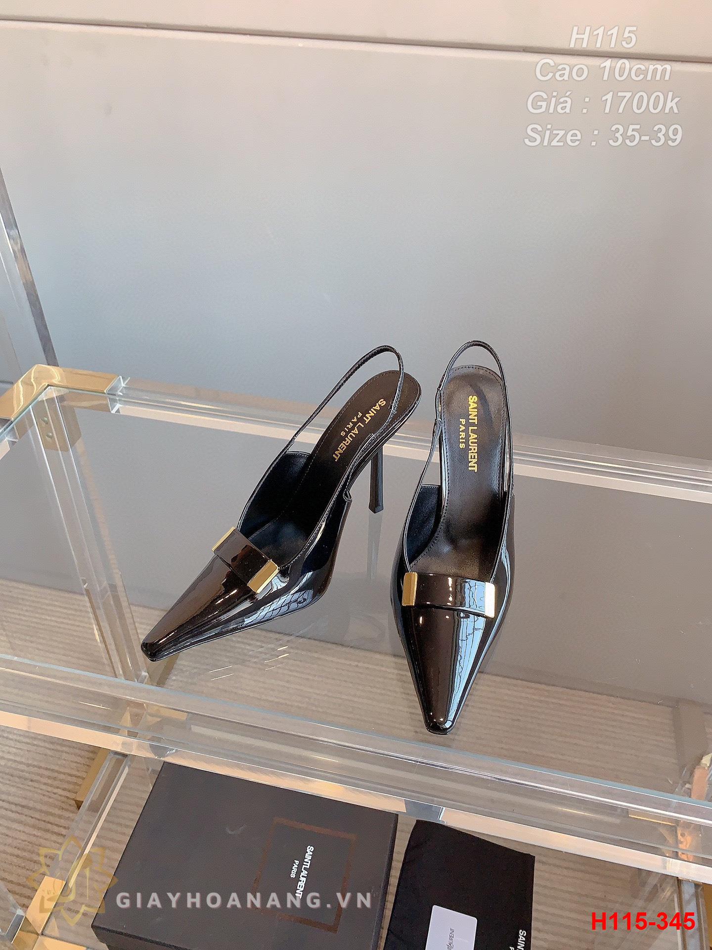 H115-345 Saint Laurent sandal cao 10cm siêu cấp