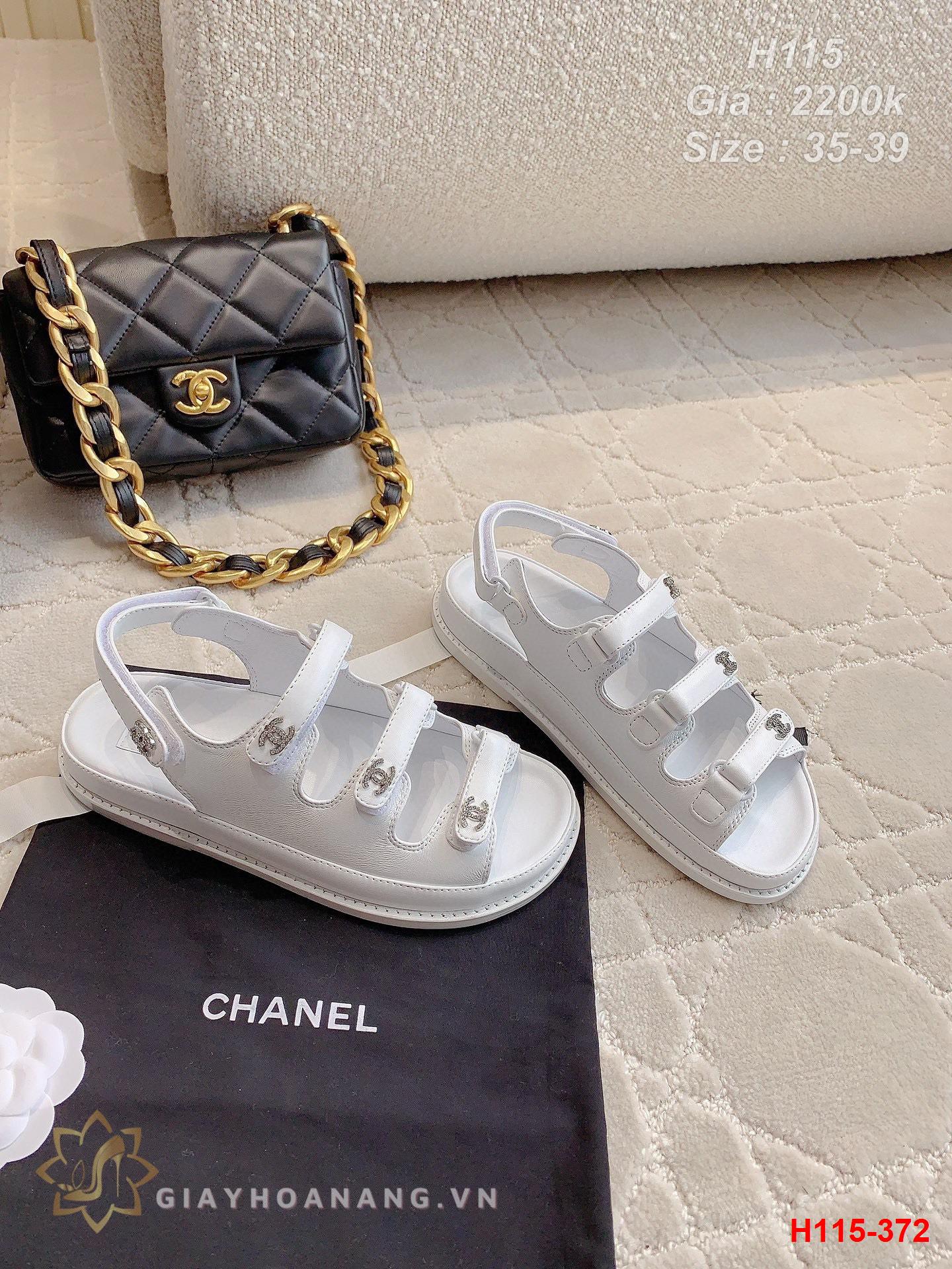 H115-372 Chanel sandal siêu cấp
