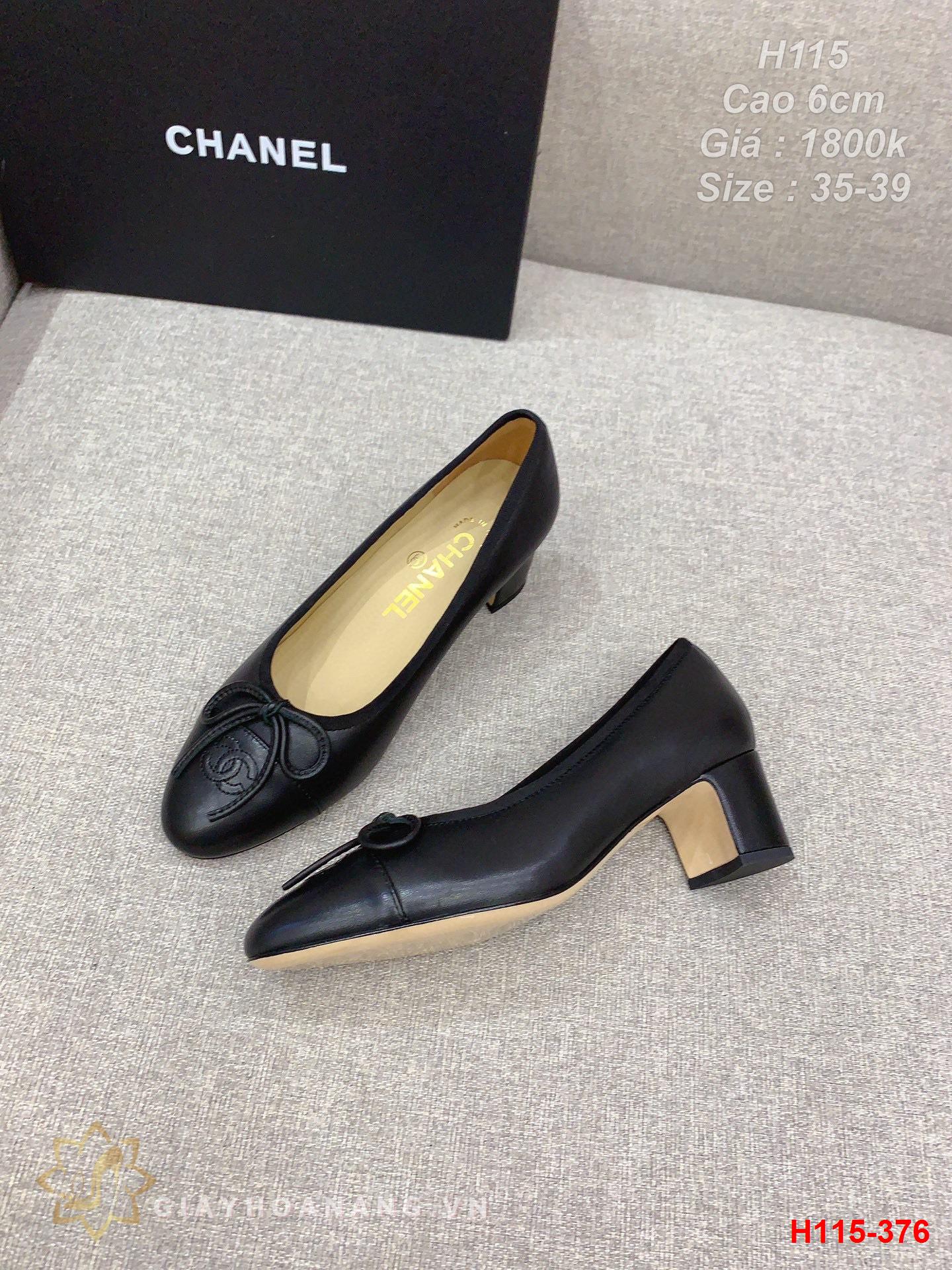 H115-376 Chanel giày cao 6cm siêu cấp
