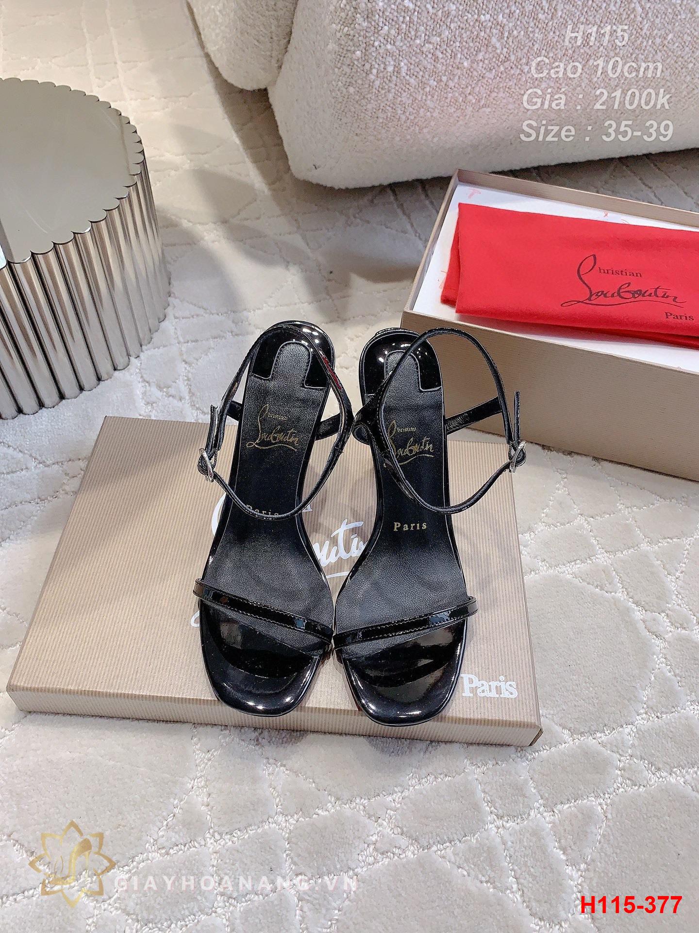 H115-377 Louboutin sandal cao 10cm siêu cấp