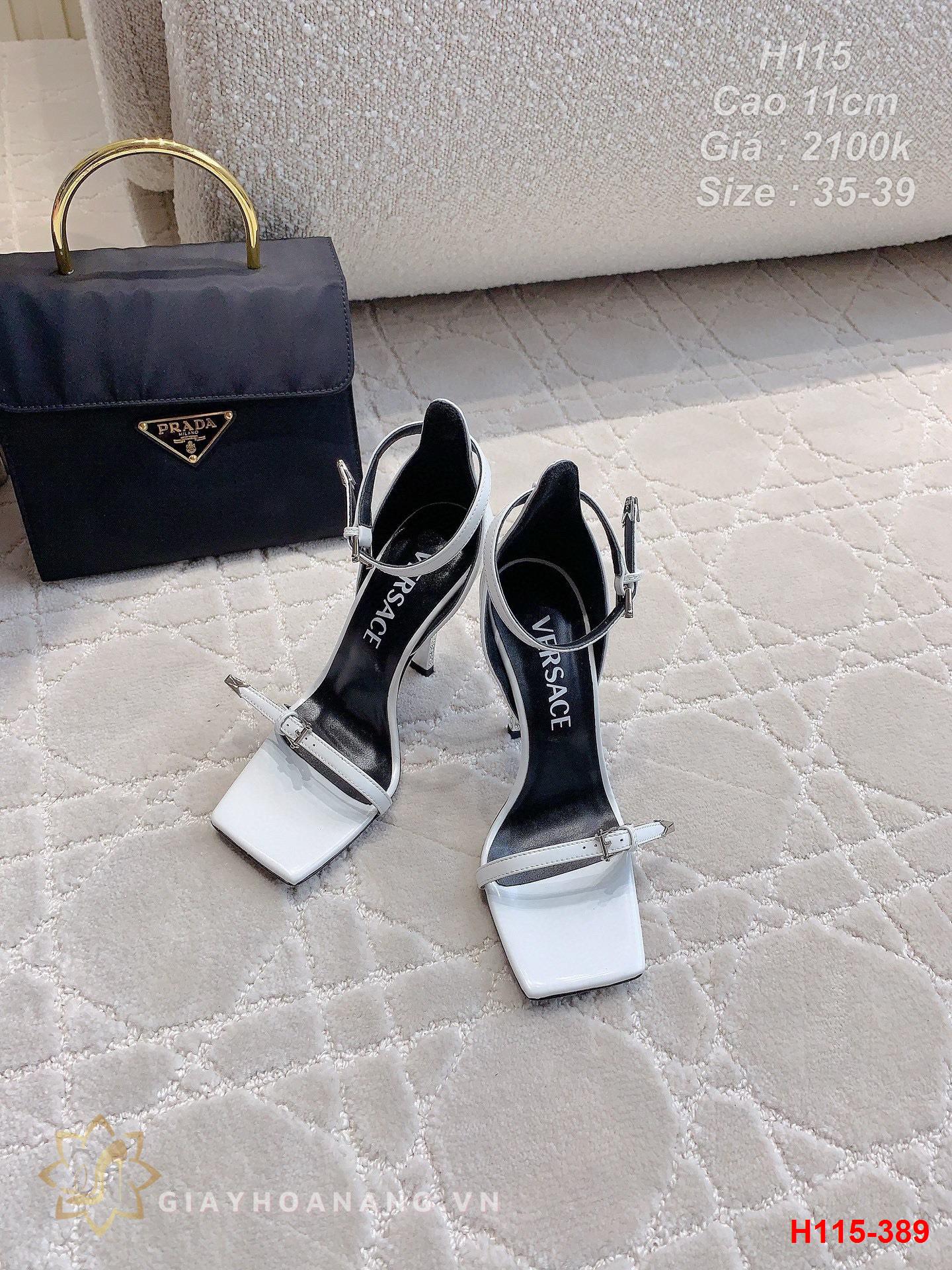 H115-389 Versace sandal cao gót 11cm siêu cấp