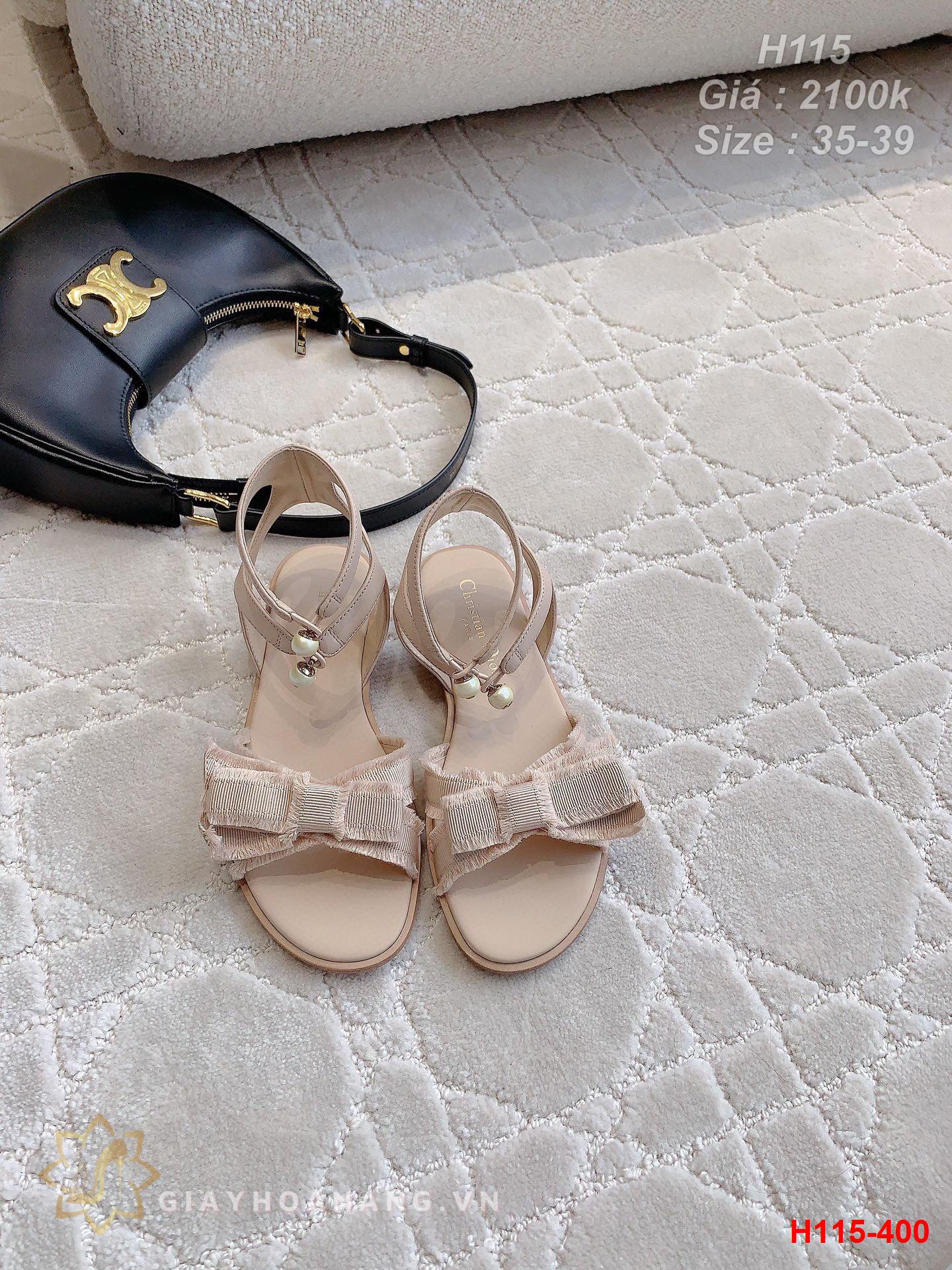 H115-400 Dior sandal bệt siêu cấp