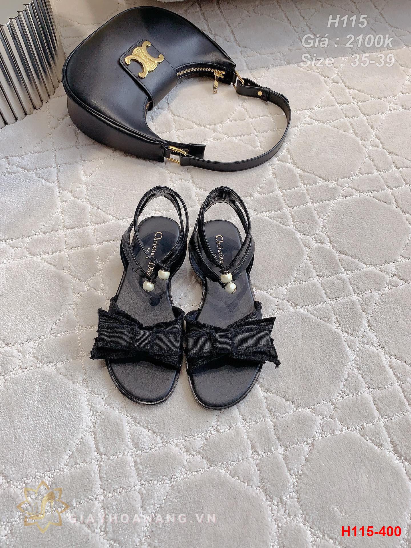 H115-400 Dior sandal bệt siêu cấp