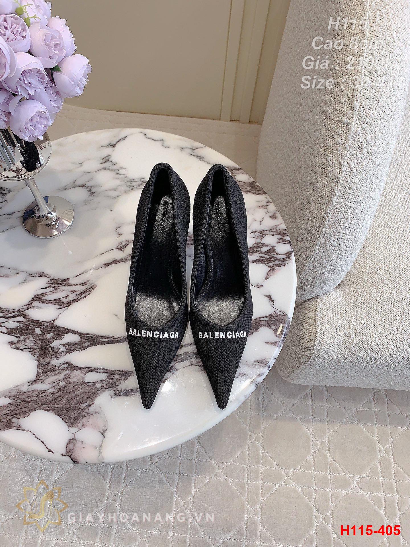 H115-405 Balenciaga giày cao gót 8cm siêu cấp