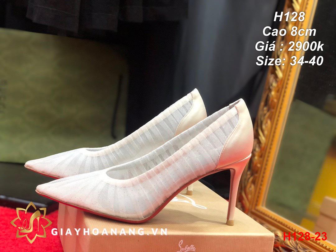 H128-23 Louboutin giày cao 8cm siêu cấp