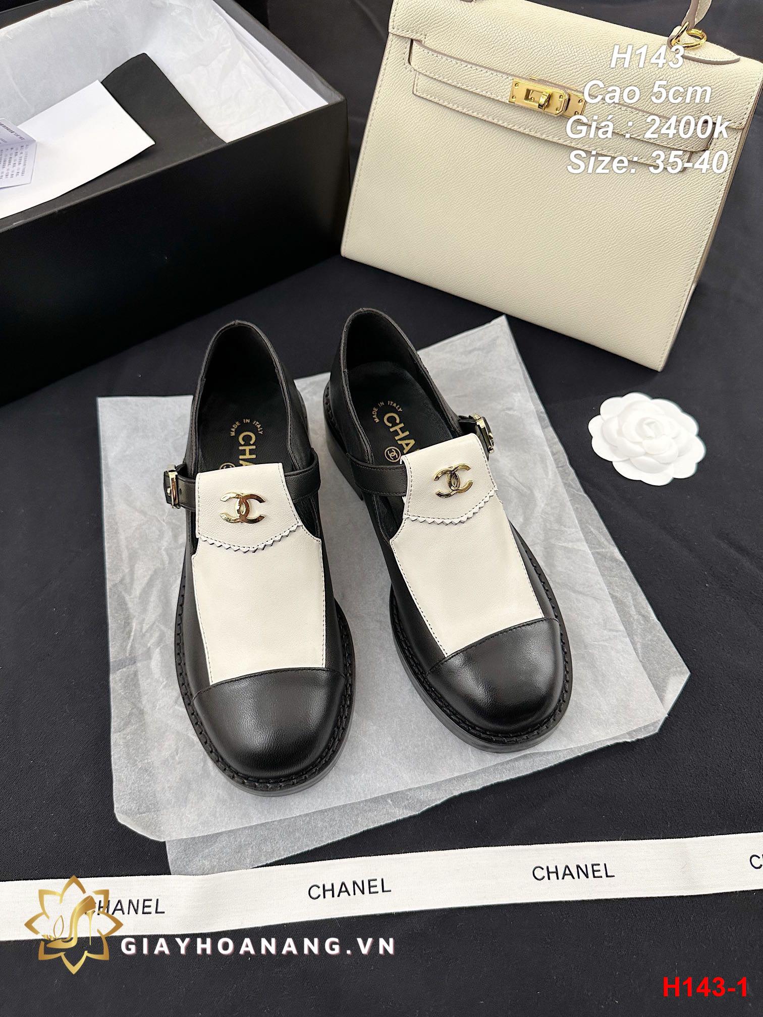 H143-1 Chanel giày cao 5cm siêu cấp