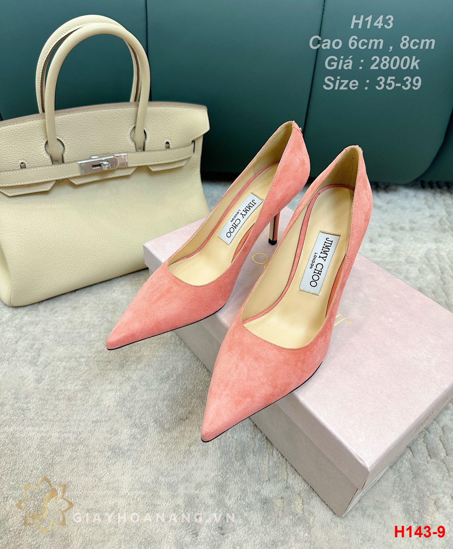 H143-9 Jimmy Choo giày cao gót 6cm , 8cm siêu cấp